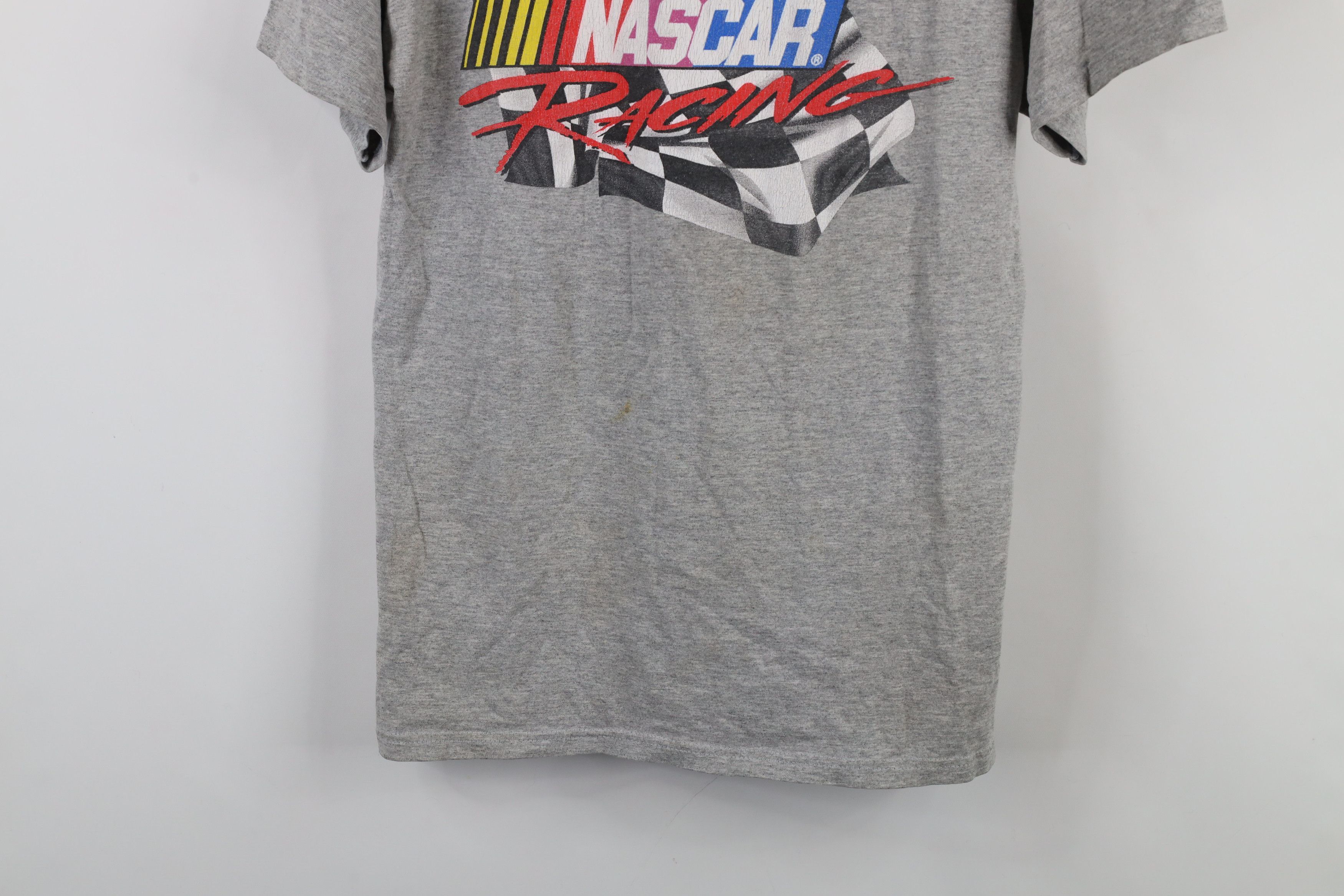 Vintage Vintage 90s Y2K Nascar Racing Spell Out T-Shirt Gray Size US M / EU 48-50 / 2 - 3 Thumbnail