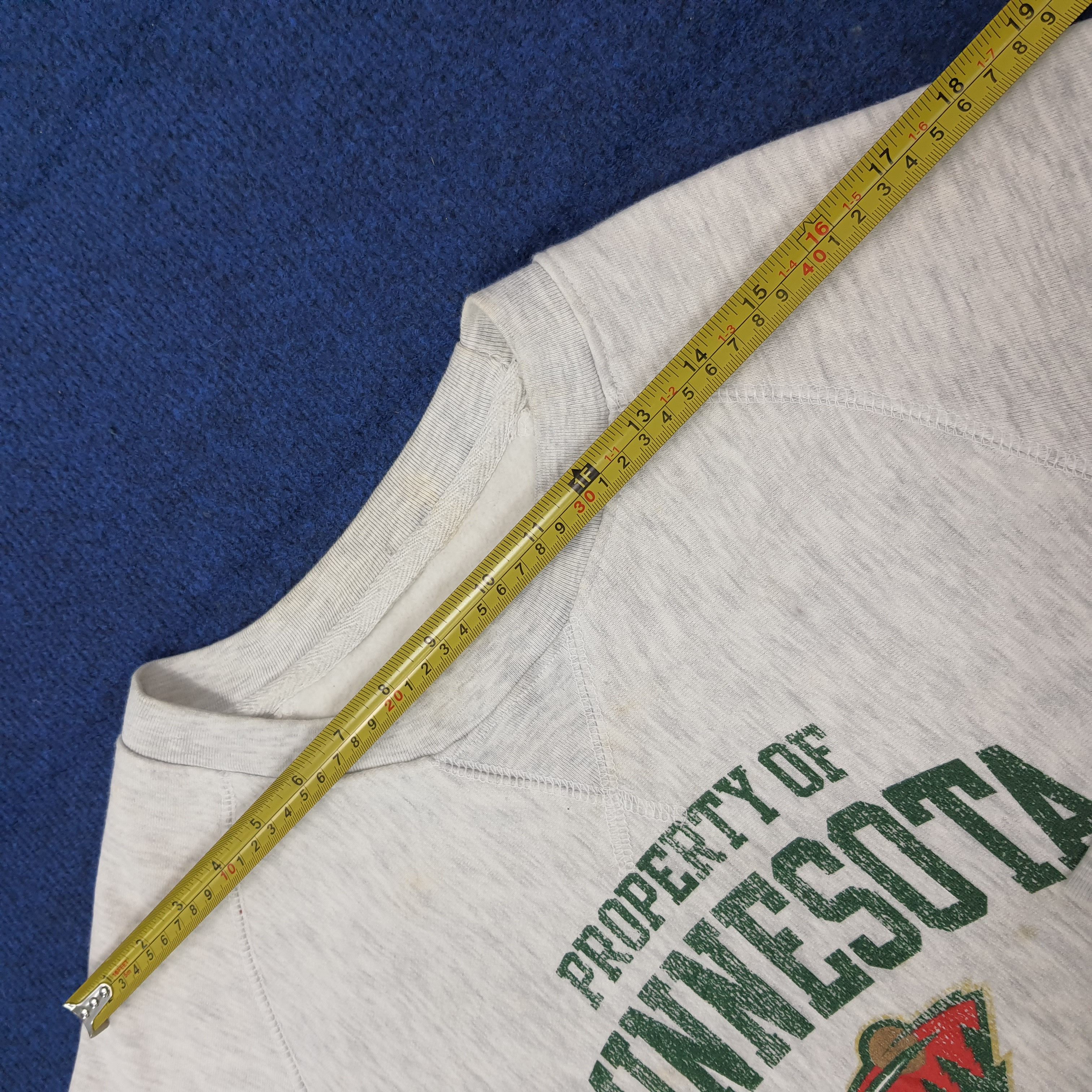 NHL Vintage Style Minnesota Wild Crewneck Sweatshirt C268N23 Size US S / EU 44-46 / 1 - 6 Thumbnail