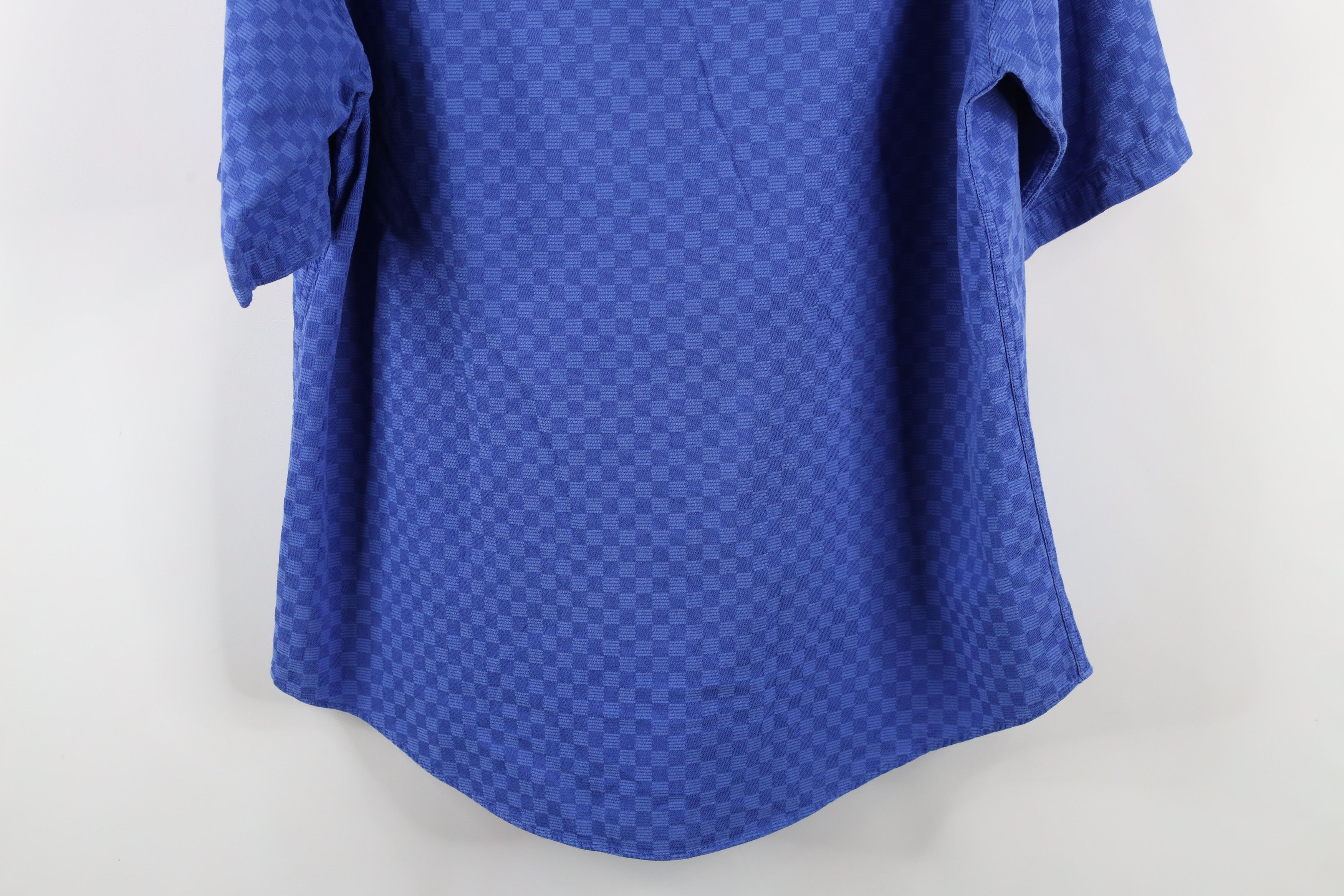Vintage Vintage 90s Streetwear Checkered Short Sleeve Button Shirt Size US M / EU 48-50 / 2 - 10 Thumbnail