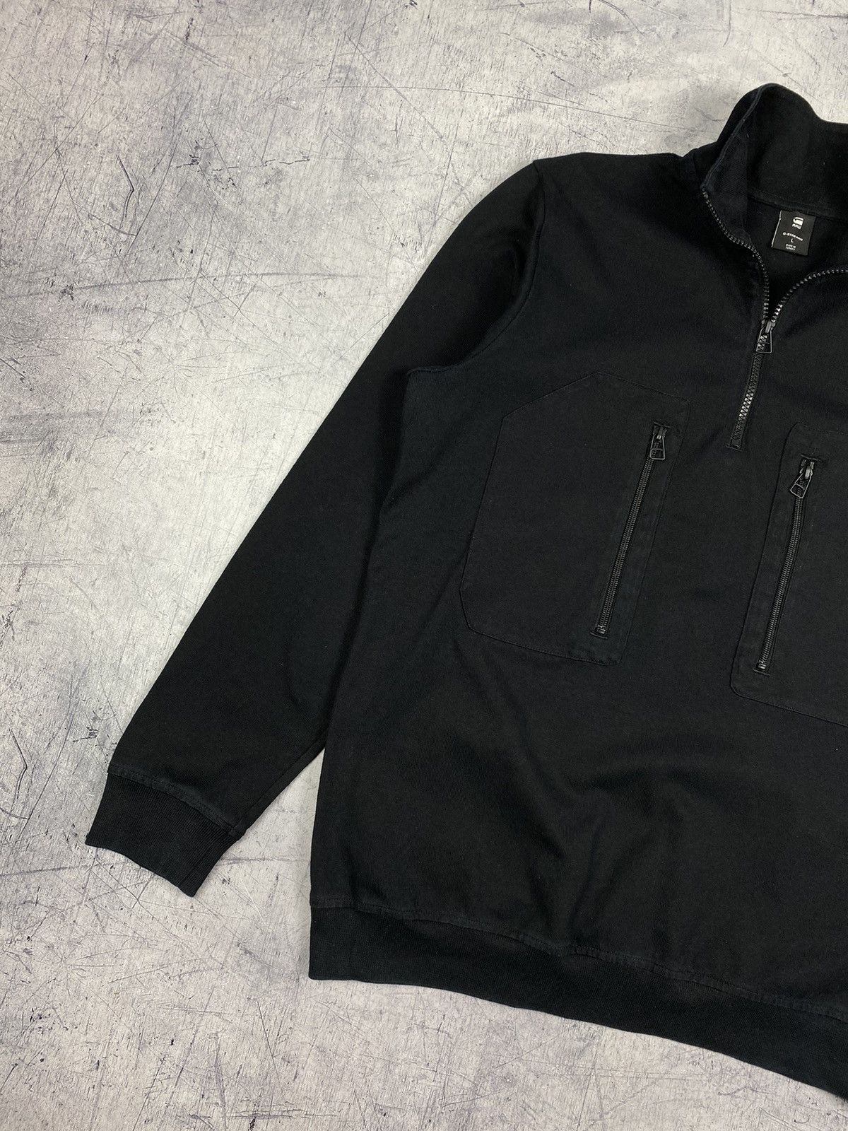 G-Star G Star Raw Designer Zip Up Sweater Sweatshirt Size US L / EU 52-54 / 3 - 3 Thumbnail