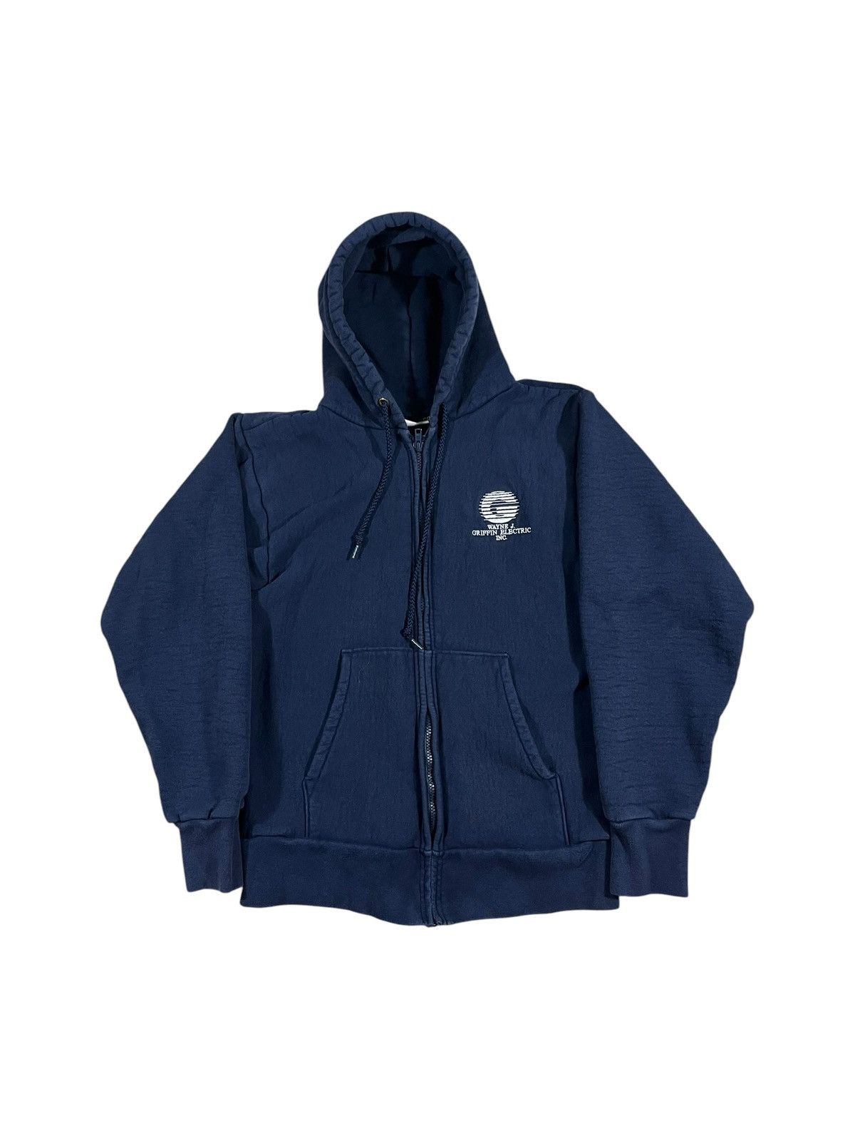 Camber Camber Zip Up Heavyweight Hoodie Sweatshirt Navy Blue Size US M / EU 48-50 / 2 - 1 Thumbnail