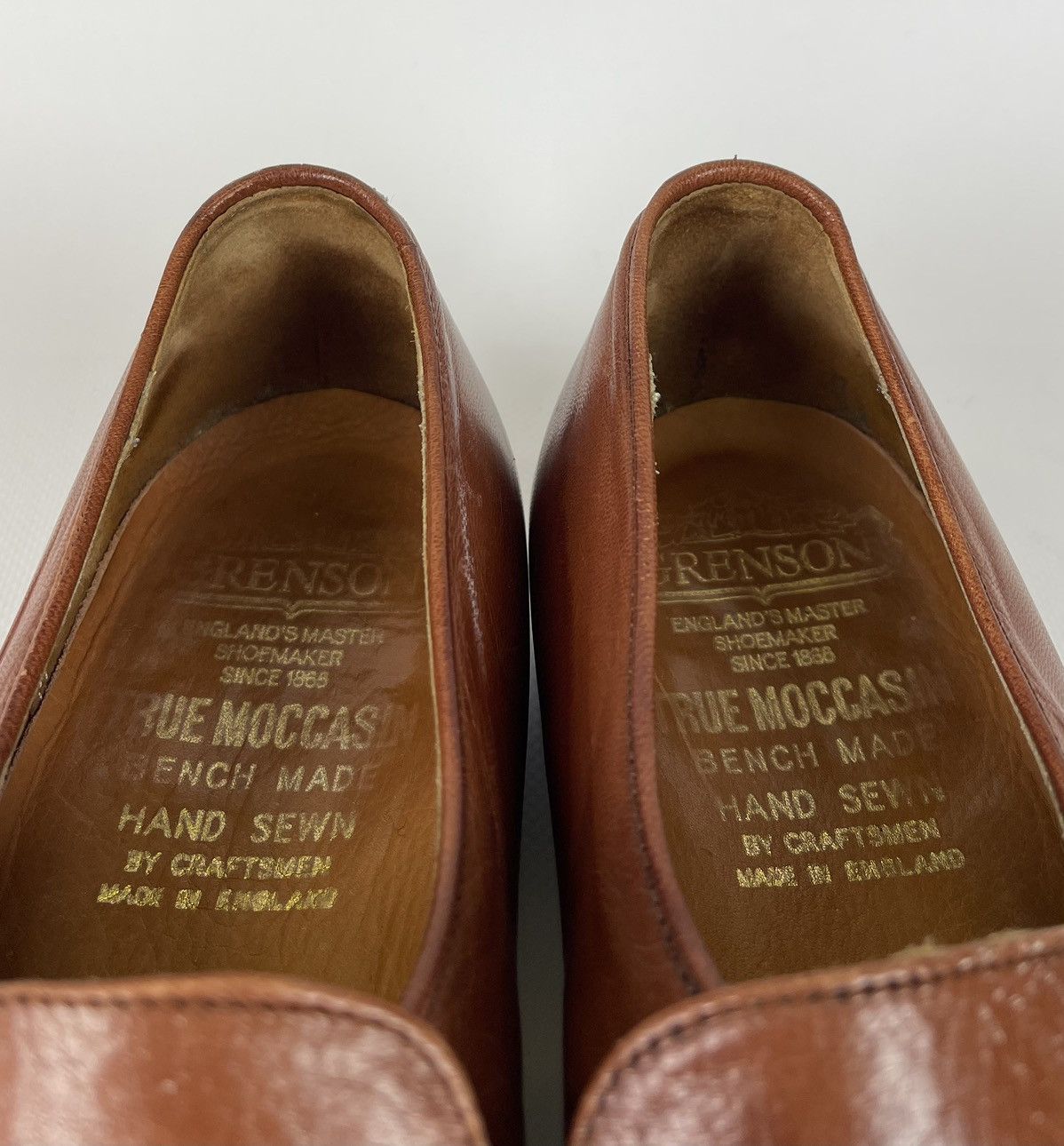 Grenson Grenson Leather Slip On Moccasin Formal Dress Shoes US9 Size US 9 / EU 42 - 10 Thumbnail