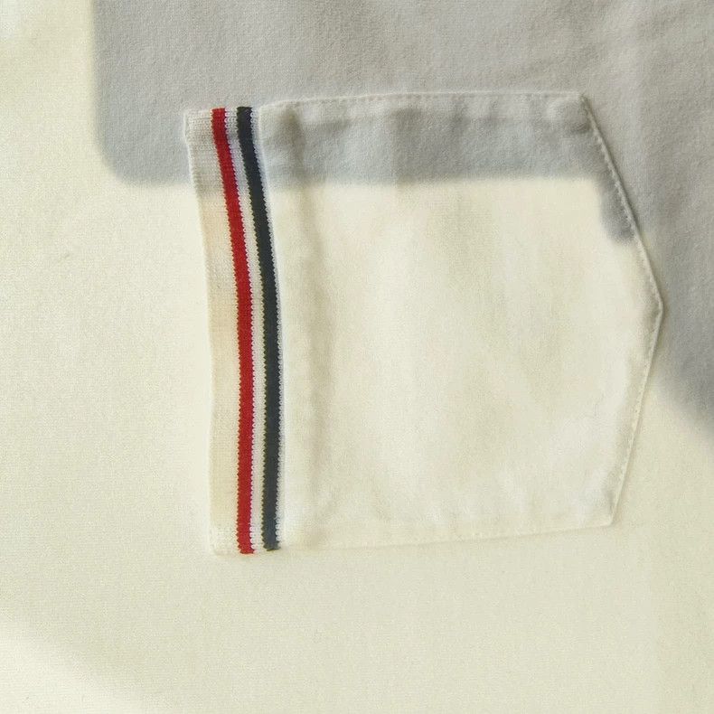 Thom Browne Thom Browne White round-neck T-shirt Size US M / EU 48-50 / 2 - 4 Thumbnail