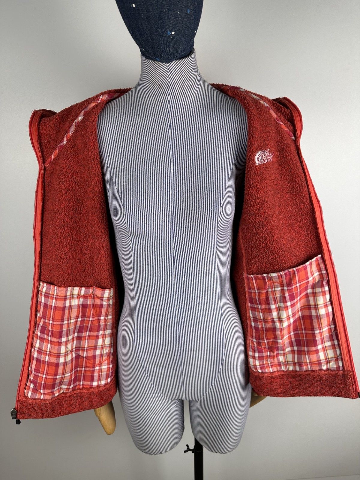 The North Face The North Face Womens Red Fleece Jacket Full Zip Size M Size M / US 6-8 / IT 42-44 - 8 Thumbnail
