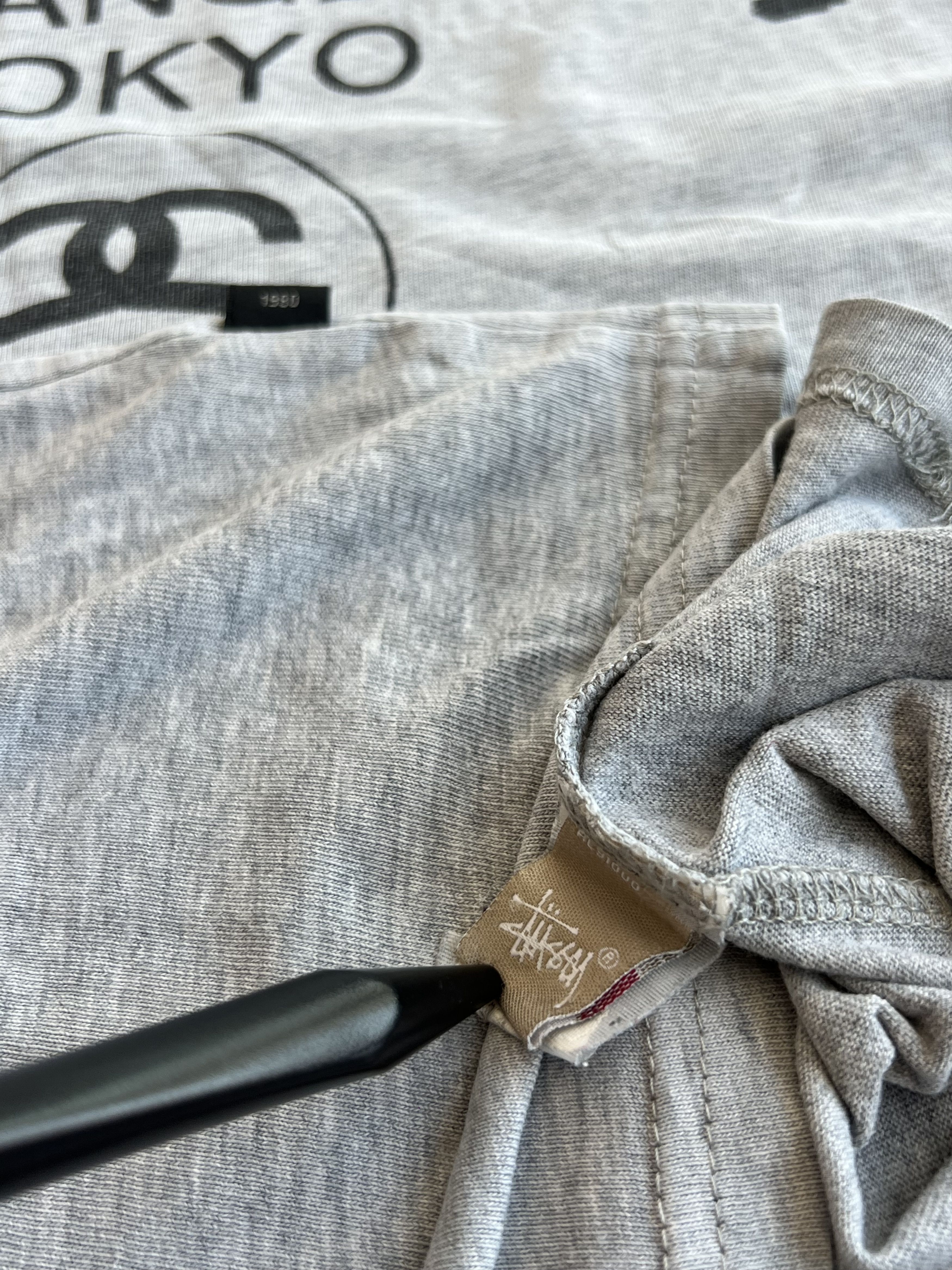 Stussy Vintage Stussy Tour Distressed Long Sleeve Tee Size US L / EU 52-54 / 3 - 7 Thumbnail