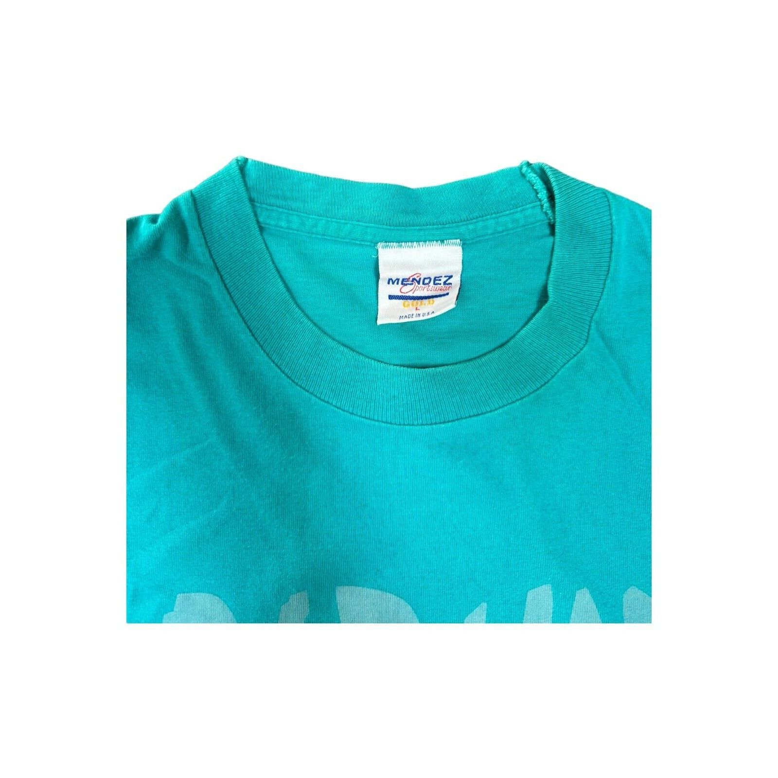 NFL Vintage 90s Miami Dolphins Old Logo T-Shirt Size Large 1995 Size US L / EU 52-54 / 3 - 6 Thumbnail