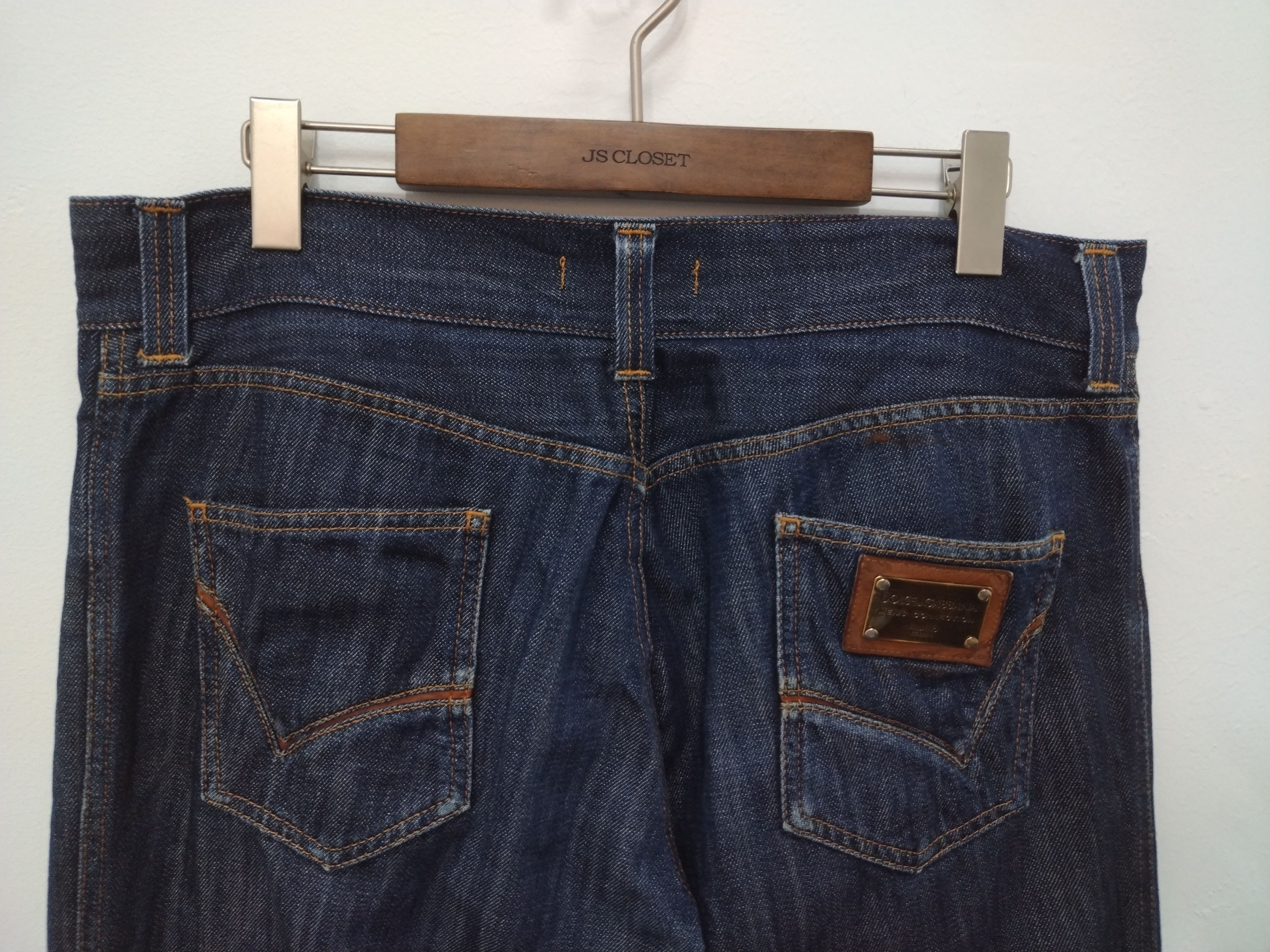 Dolce & Gabbana Iconic D&G Denim Men's Collection loose straight Size US 35 - 12 Thumbnail