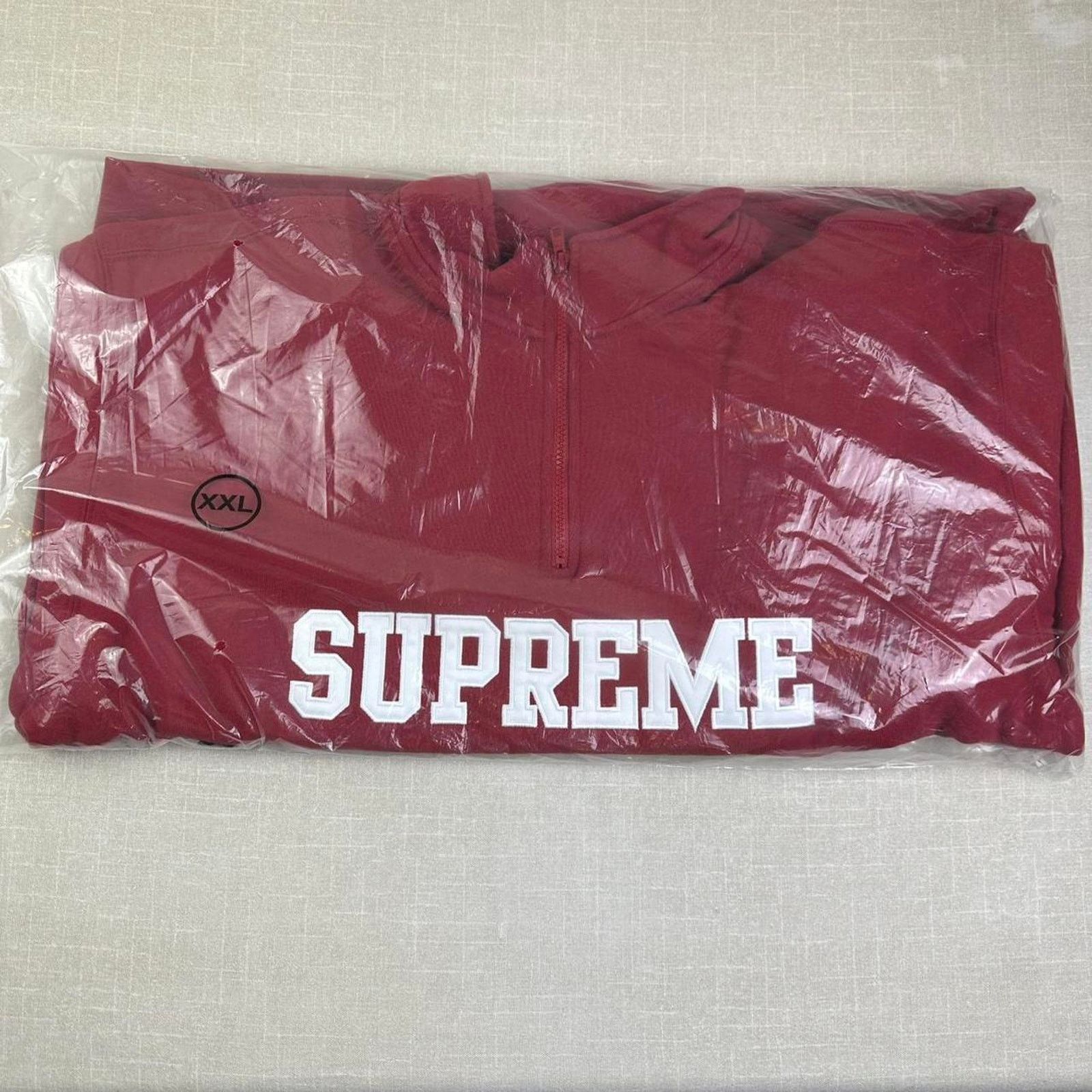 Supreme 🇯🇵 Supreme Shop Half Zip Pullover "Red" XXL Size US XXL / EU 58 / 5 - 3 Thumbnail