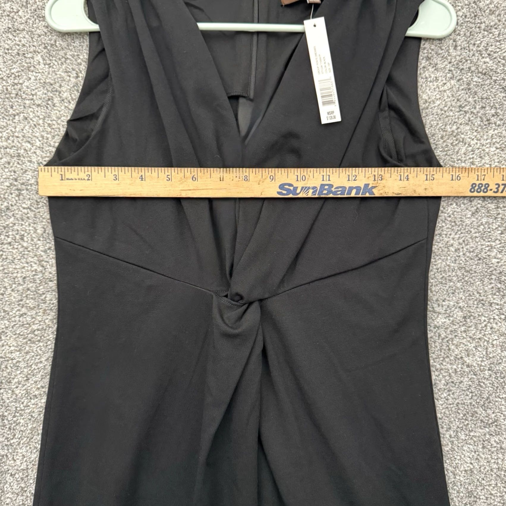 Vintage Adrienne Vittadini Dresses 10P Petite Office Chic Slinky Evening Wear Cocktail Size L / US 10 / IT 46 - 3 Thumbnail