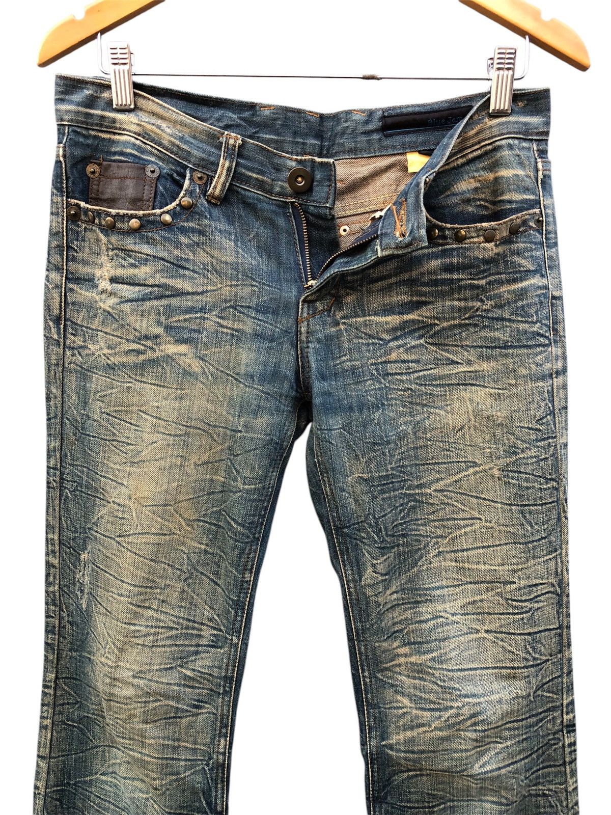Japanese Brand Japanese Brand Blue Jam Flared Jeans Size US 29 - 10 Thumbnail