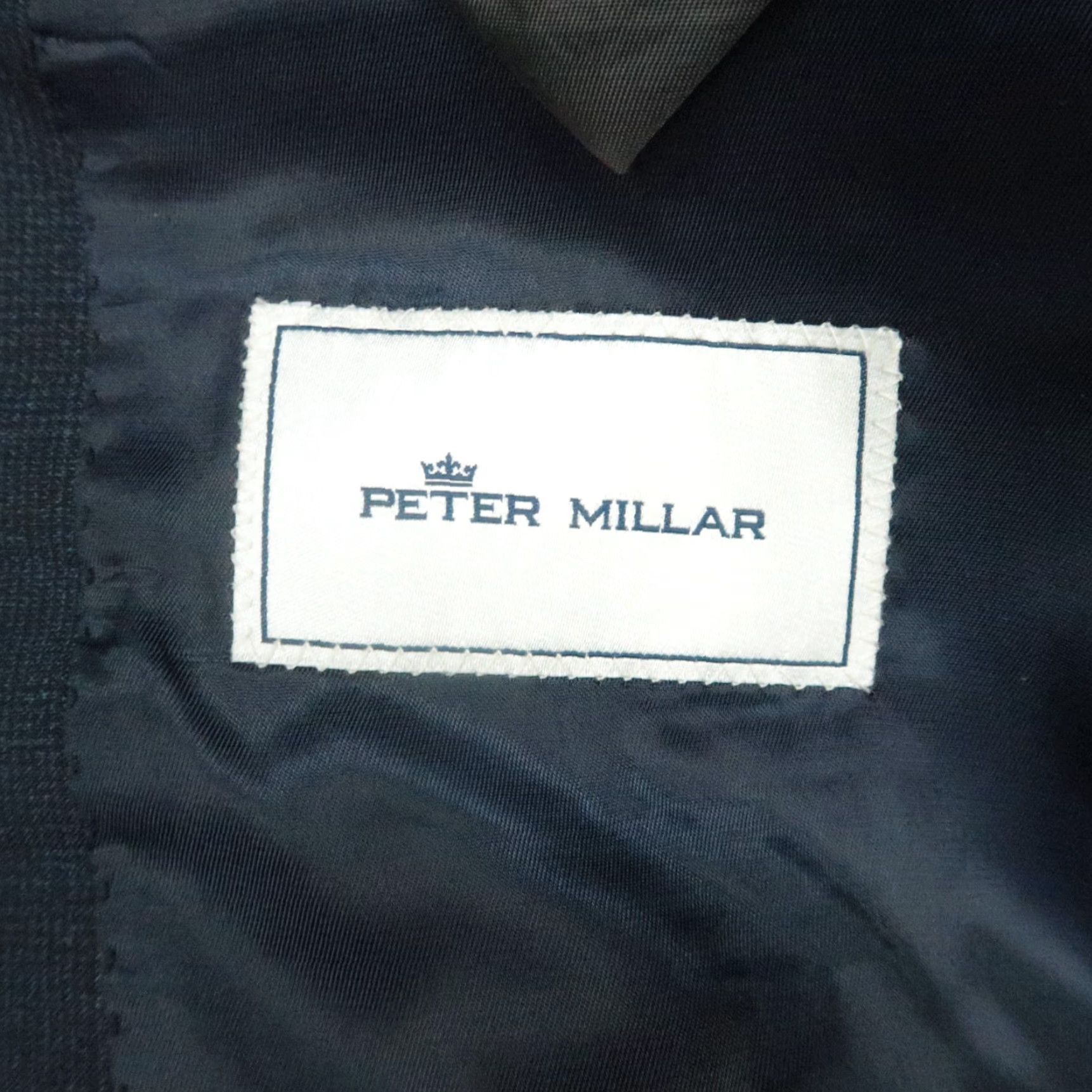 Peter Millar Peter Millar Blazer Men 50T Blue Wool Formal Double-Vented Sport Coat Jacket Size 50R - 3 Thumbnail