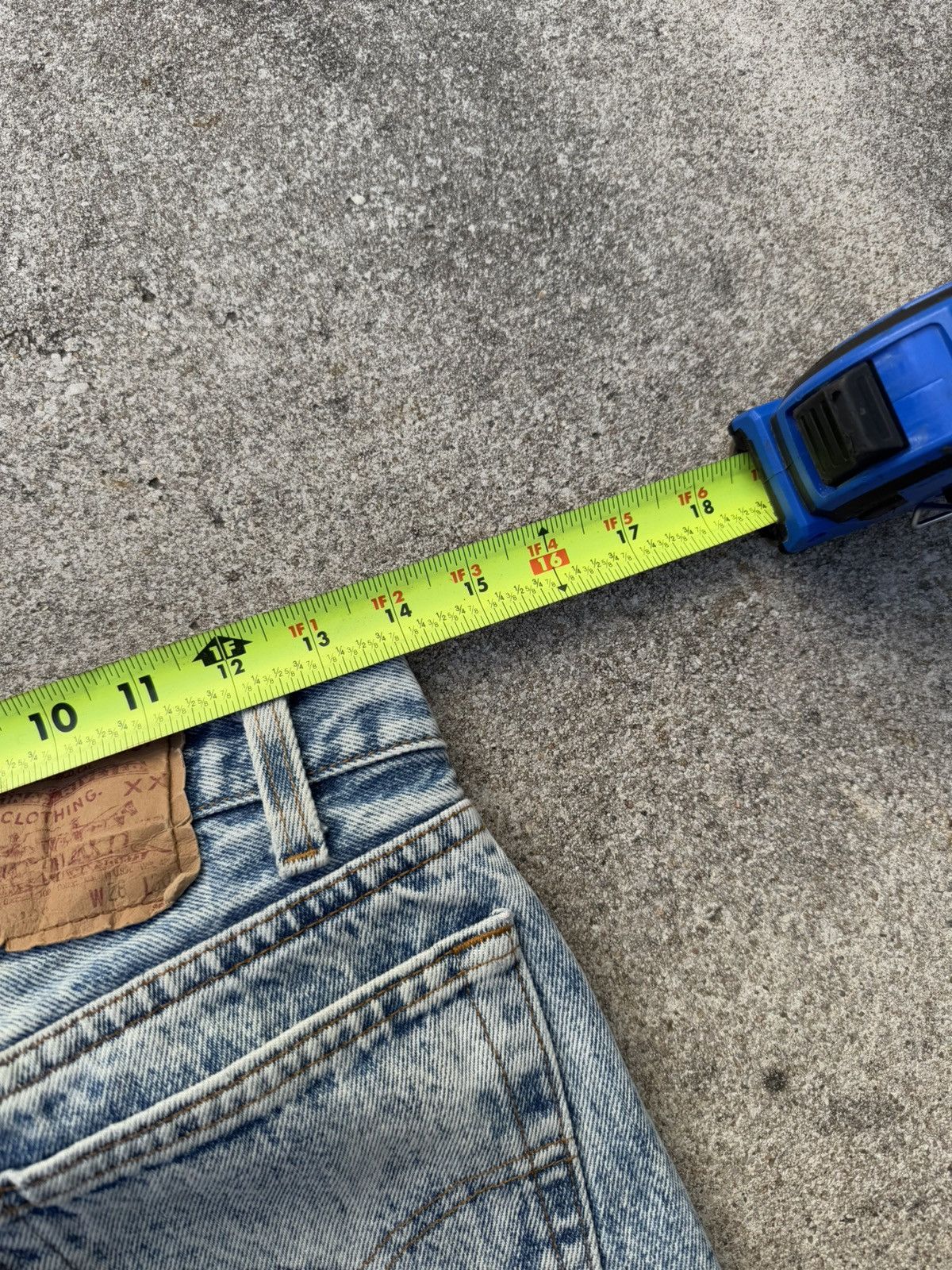 Levi's × Vintage Vtg 90s Levis 501xx Buttonfly Straight Acid Wash Jeans 28x29 Size US 28 / EU 44 - 11 Thumbnail