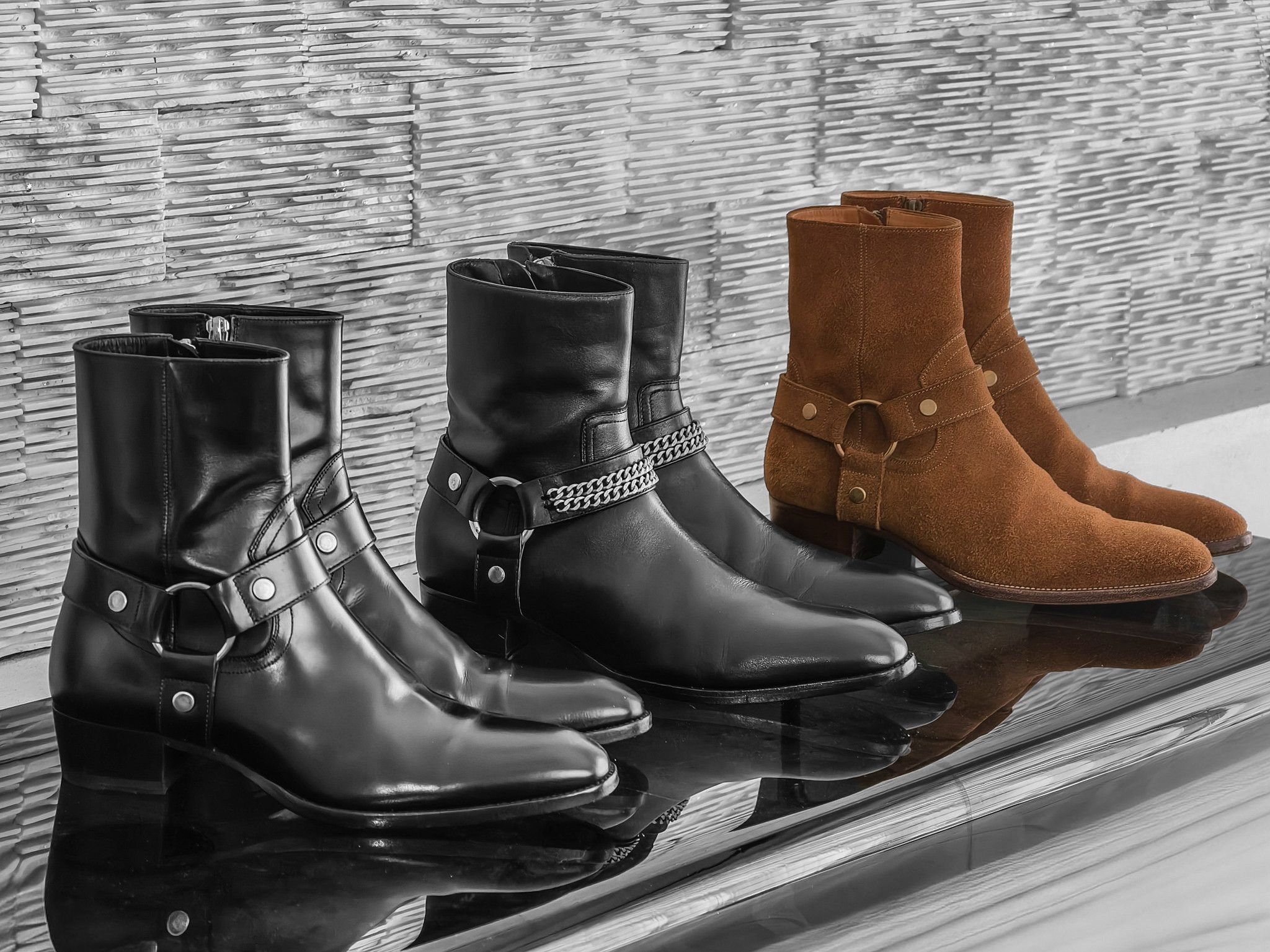 Yves Saint Laurent Wyatt Boots | Grailed