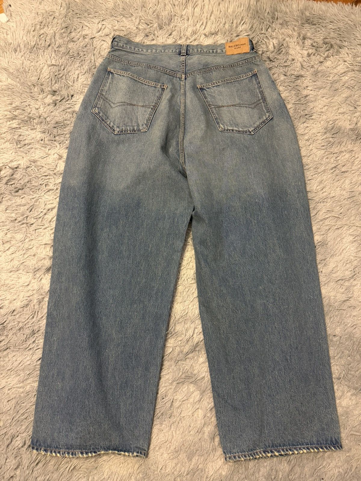 Balenciaga wide jeans Size US 34 / EU 50 - 4 Thumbnail
