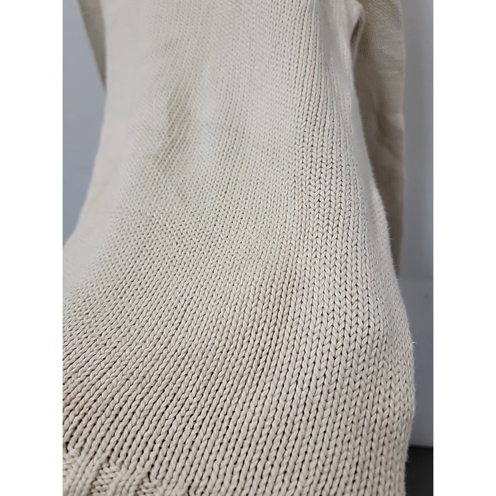 Polo Ralph Lauren Polo Ralph Lauren Sweatshirt Pullover Knit 100% Cotton Beige XL Long Sleeve Mens Regular Logo Pullover Knit Sweater Size US XL / EU 56 / 4 - 6 Thumbnail