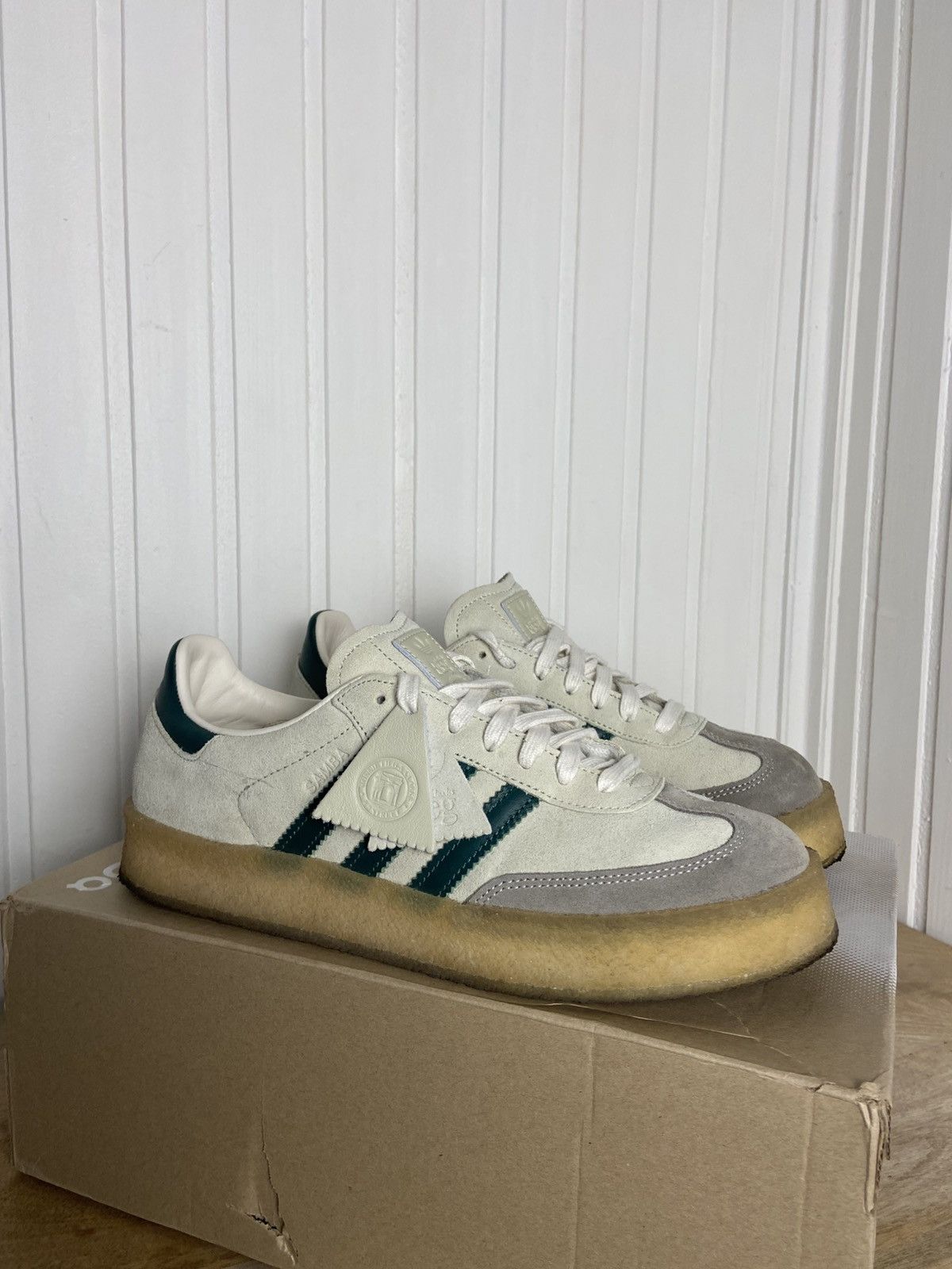 Used Adidas Clarks 8th Street Samba Ronnie Fieg Chalk us 95