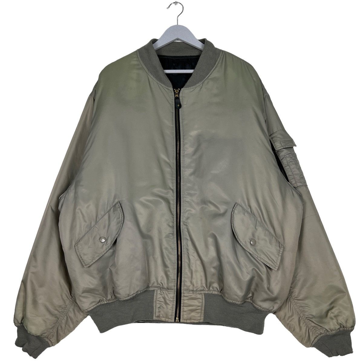 Japanese Brand 🔥 RARE RIOT RIOT MA-1 DESTROY BOMBER JACKET Size US XXL / EU 58 / 5 - 1 Thumbnail