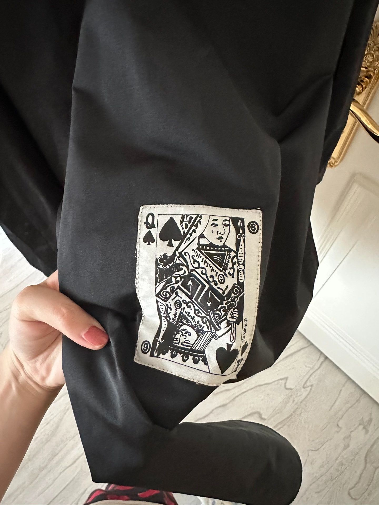 Maison Margiela Maison Margiela Show black nylon silhouette long-sleeved sh Size US M / EU 48-50 / 2 - 3 Thumbnail