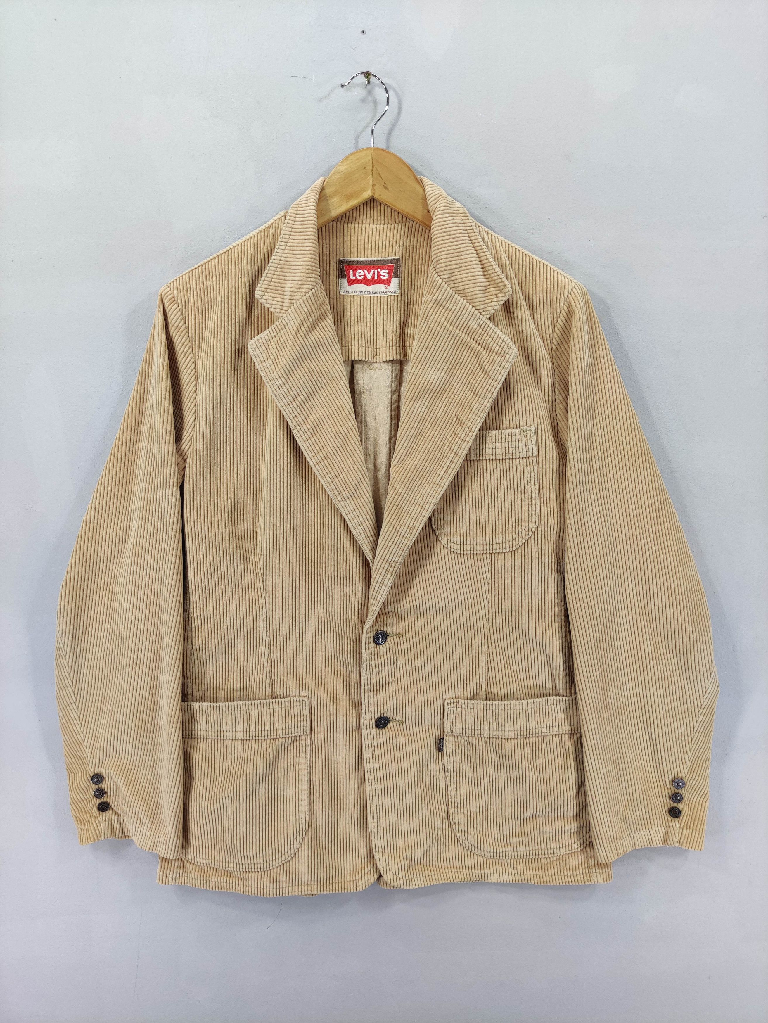 Levi's Vintage 70's Levi's Corduroy Coat Chore Jacket Size US M / EU 48-50 / 2 - 1 Thumbnail