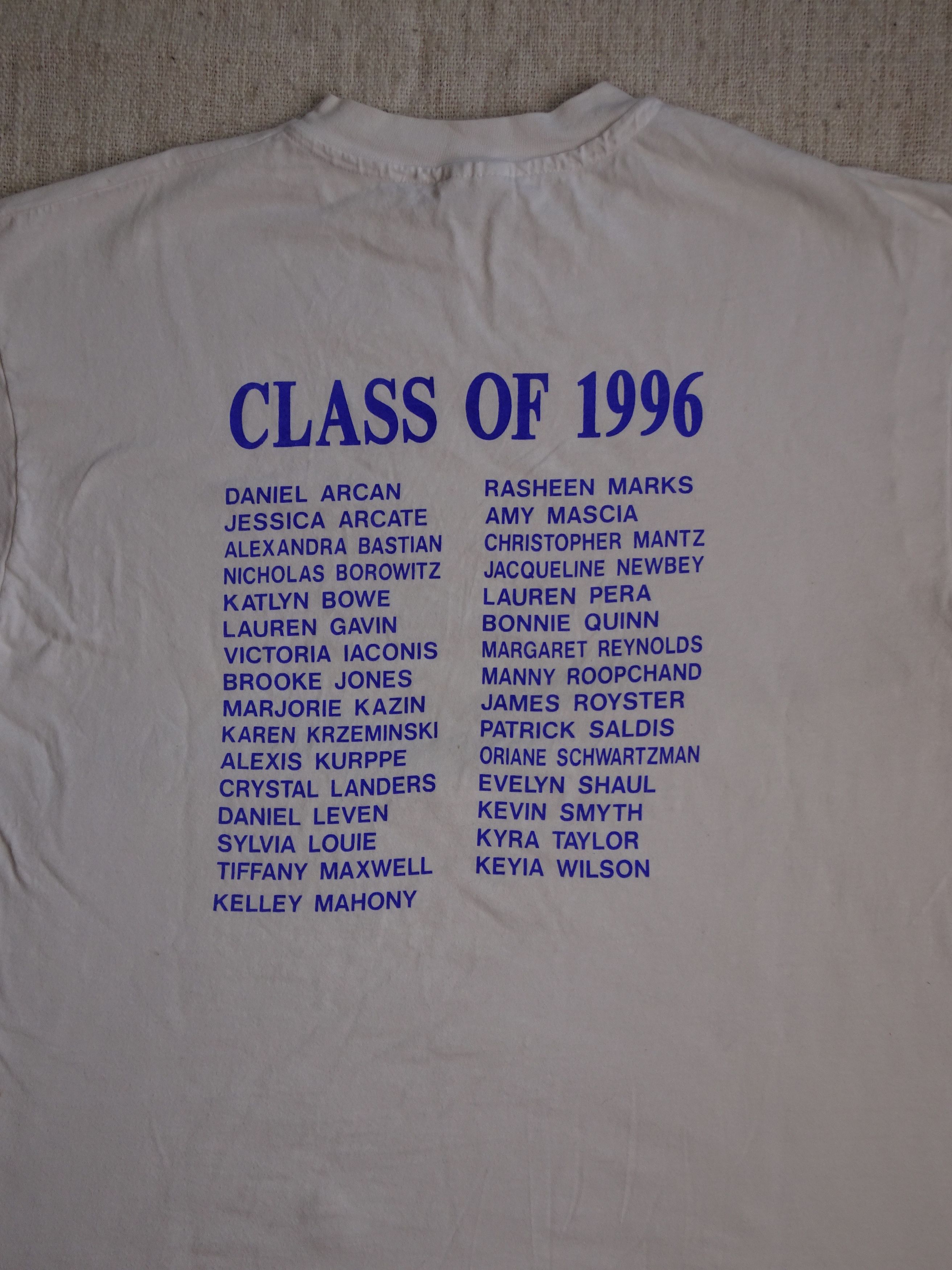 Hanes Vtg Men's 'Class 1996 Pocantino Hills' Single-Stitch T-Shirt Size US XL / EU 56 / 4 - 5 Thumbnail