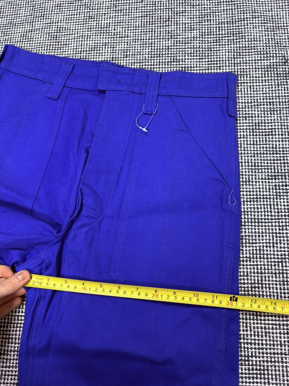 Le Laboureur 70s Macober cropped French worker trousers Size US 32 / EU 48 - 9 Thumbnail