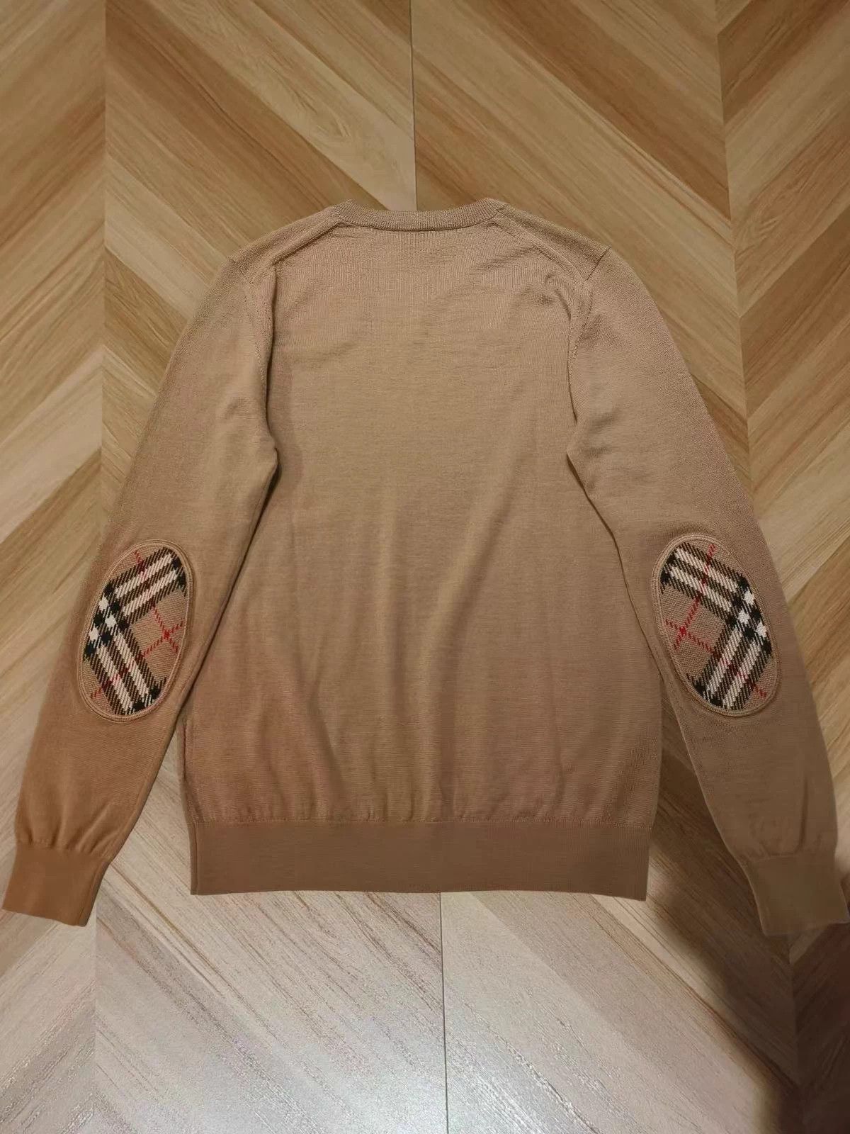 Burberry Burberry 99 New check patch knit sweater S Size S / US 4 / IT 40 - 1 Thumbnail