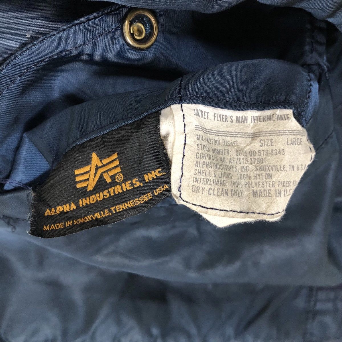 Alpha Industries Vintage 90s Alpha Industries Reversible Bomber Jacket Size US L / EU 52-54 / 3 - 8 Thumbnail