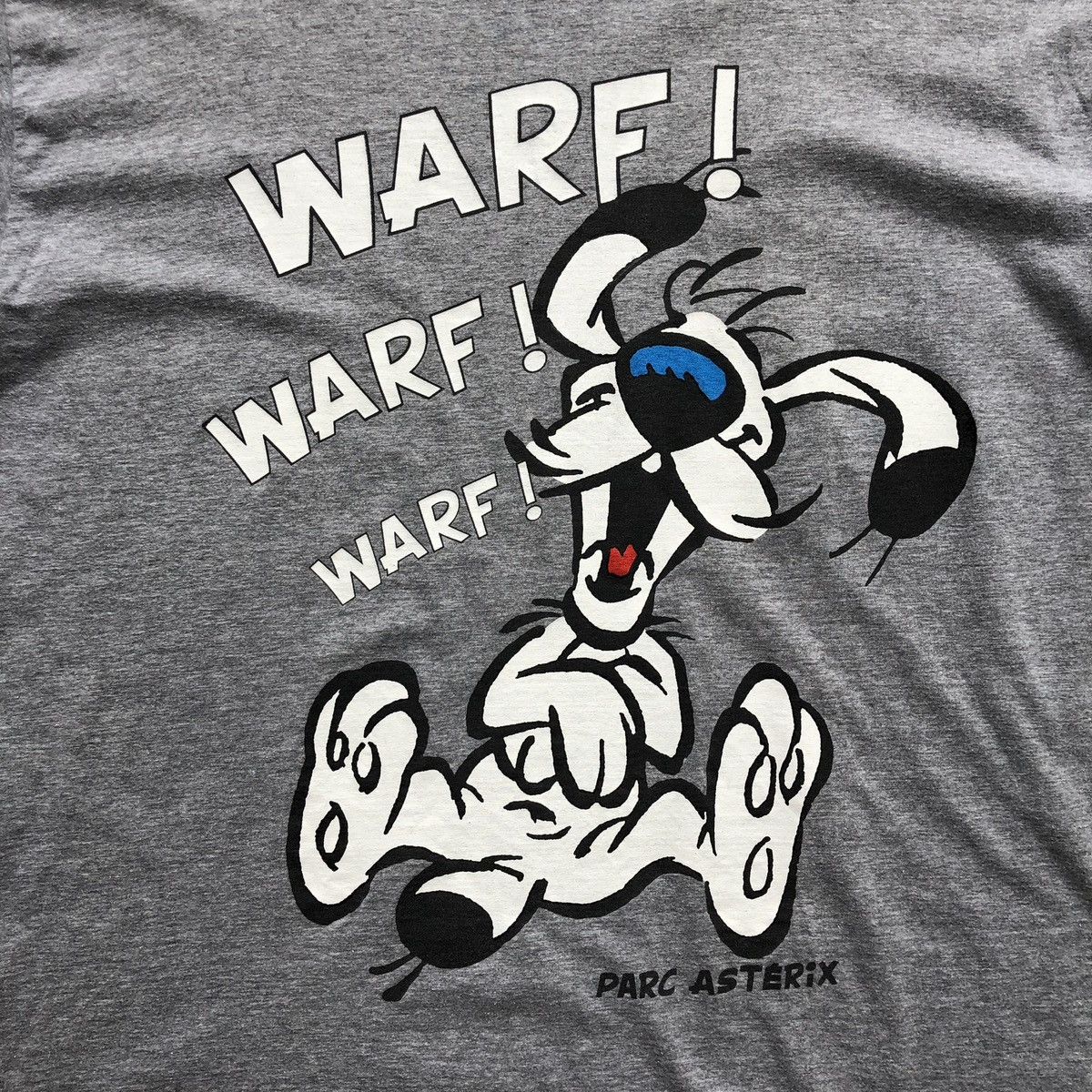 Vintage Park Asterix 1995 Dog Warf! Logo Vintage 90’s T-Shirt Grey Size US XL / EU 56 / 4 - 5 Thumbnail