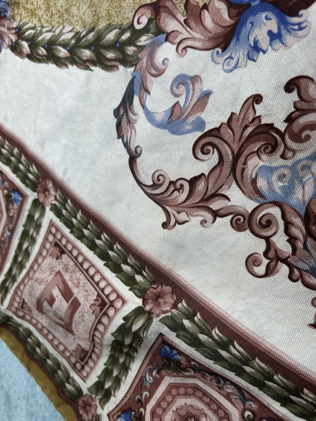 Fendi Vintage Fendi Silk Scarf Size ONE SIZE - 4 Thumbnail