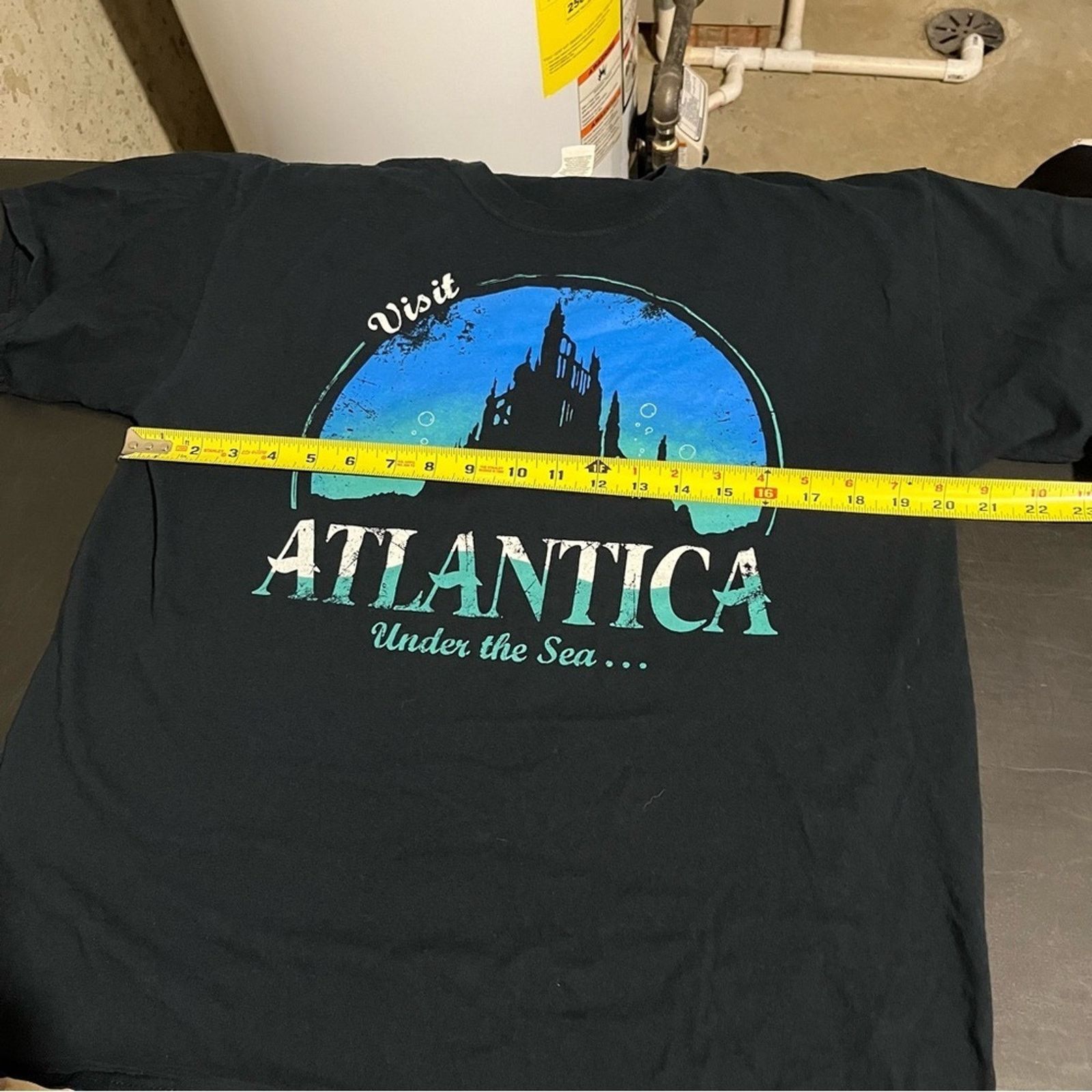 Disney Disney Little Mermaid Visit Atlantica T Shirt L Black Size L / US 10 / IT 46 - 6 Thumbnail