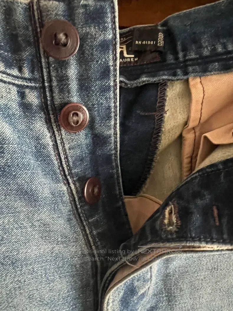 RRL Ralph Lauren RRL Ralph Lauren Washed denim horse pants with overalls Size US 30 / EU 46 - 5 Thumbnail