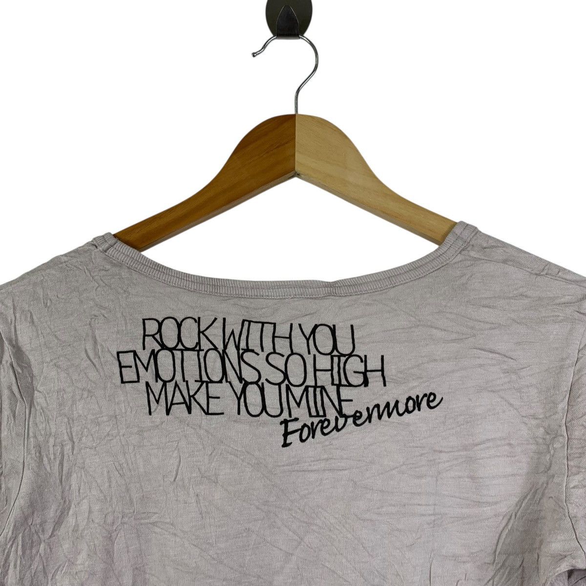 Vintage JAIL Platinum Wear Rock With You Graphic LS Tee Size S / US 4 / IT 40 - 6 Thumbnail