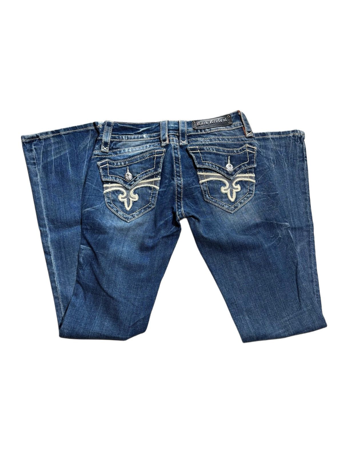 Rock Revival × Vintage Rock revival classic design bootcut low rise jeans Size 27" / US 4 / IT 40 - 1 Thumbnail