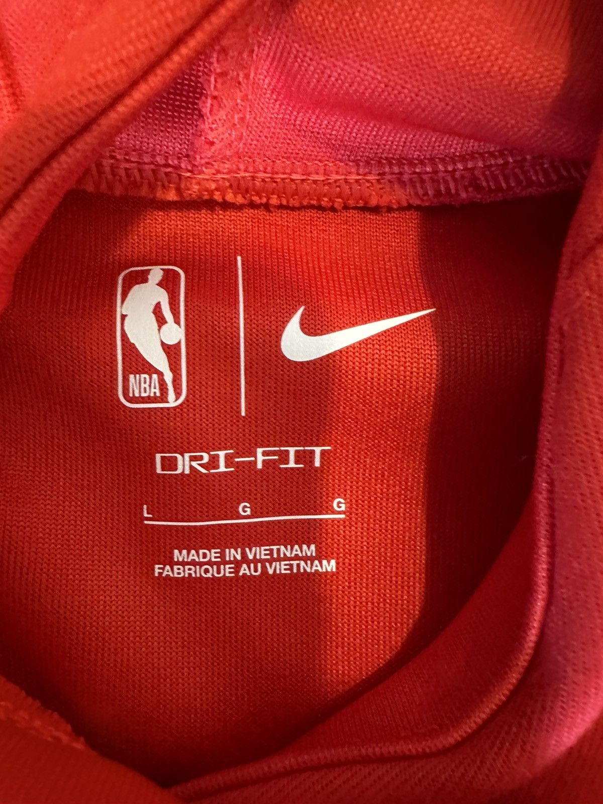 Nike Nike Atlanta Hawks Red Hooded Sweatshirt Size US L / EU 52-54 / 3 - 4 Thumbnail