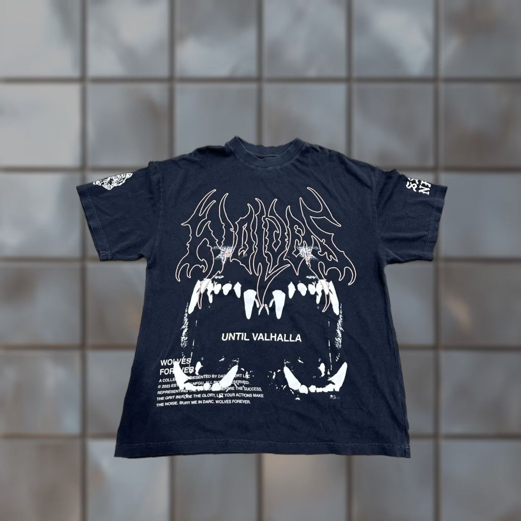 Darc Sport Darc Sport Wolves Club T Shirt Premium Vintage Oversized Grey Sz Med Size US M / EU 48-50 / 2 - 1 Thumbnail