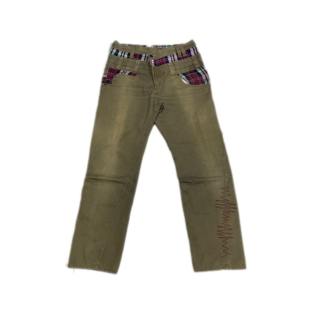 Number (N)ine 🔥Y2K Archived Brthbreah Mud Wash Twist Double Waist Denim Size US 32 / EU 48 - 1 Thumbnail