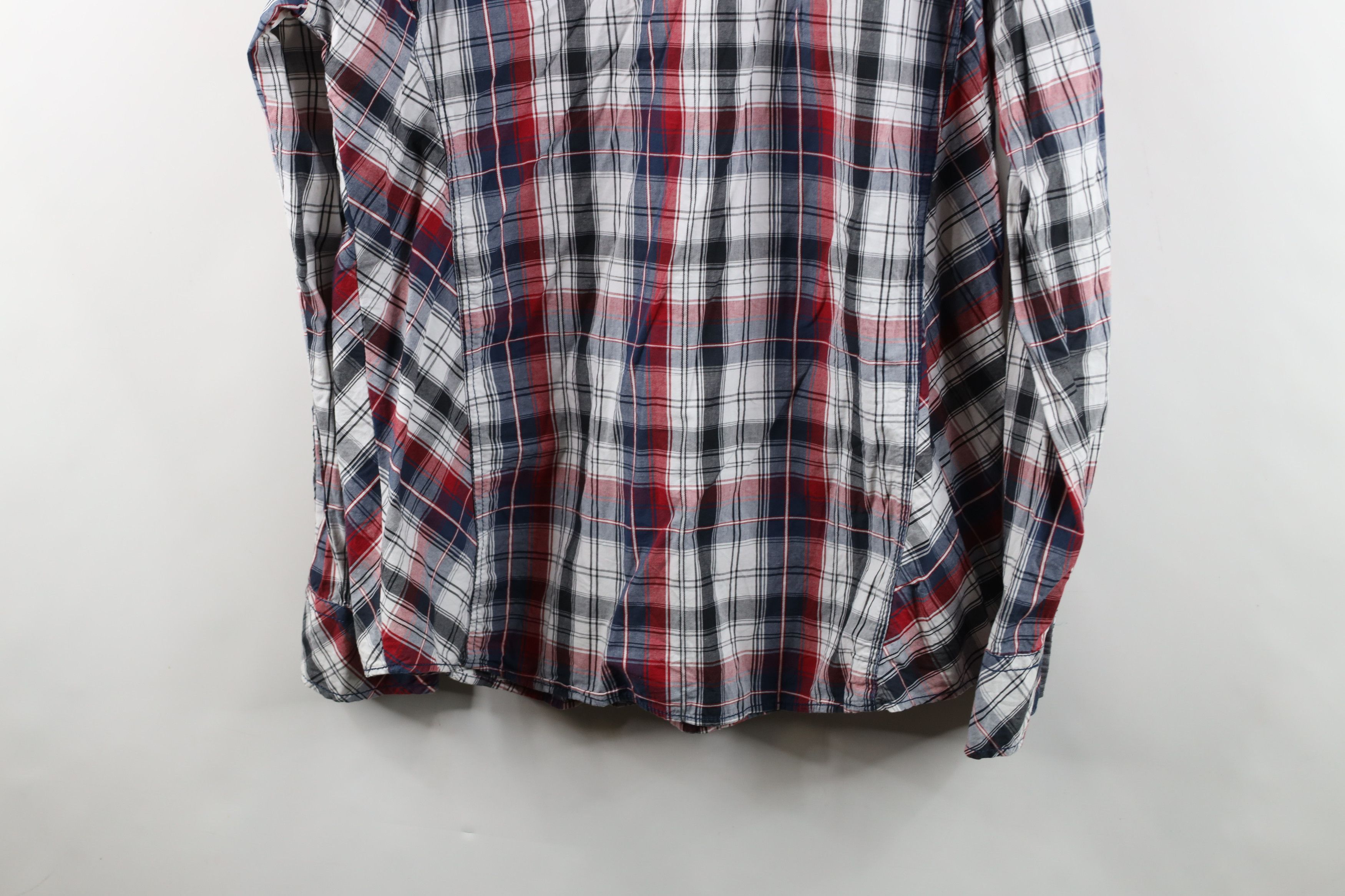 Vintage Buckle BKE Thick Stitch Collared Button Shirt Plaid Cotton Size US XL / EU 56 / 4 - 15 Thumbnail