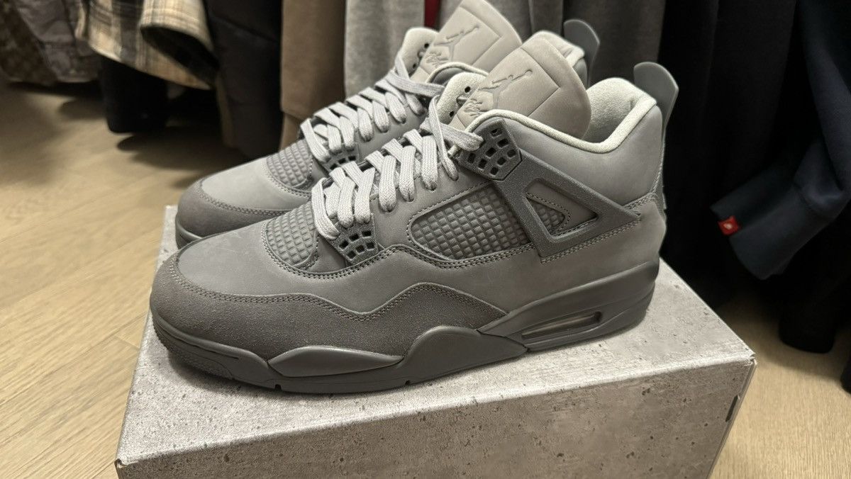 Jordan Brand × Nike NEW NEVER WORN Air Jordan 4 ‘Paris Olympic’/‘Wet Cement’ Size US 12 / EU 45 - 1 Thumbnail