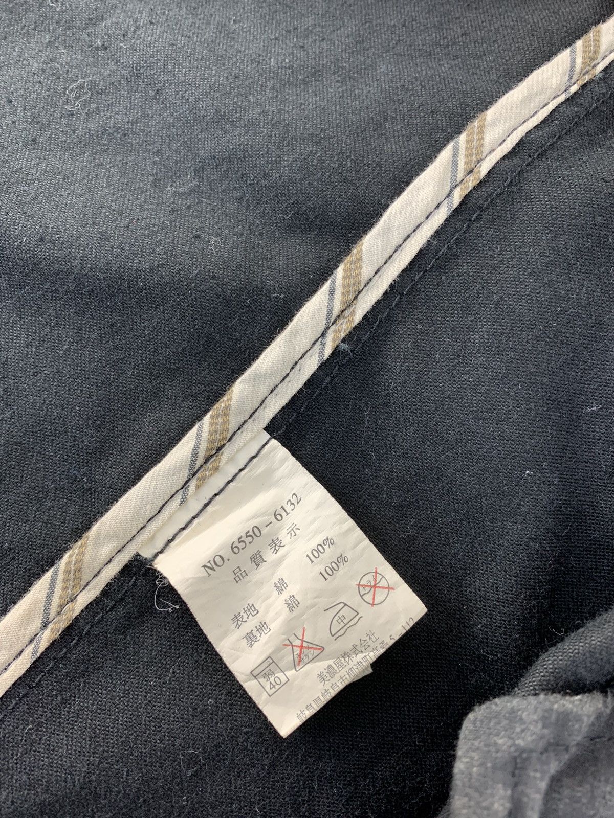 Japanese Brand Vintage Kansai Yamamoto Black Khakis Coat Jacket Size US L / EU 52-54 / 3 - 6 Thumbnail