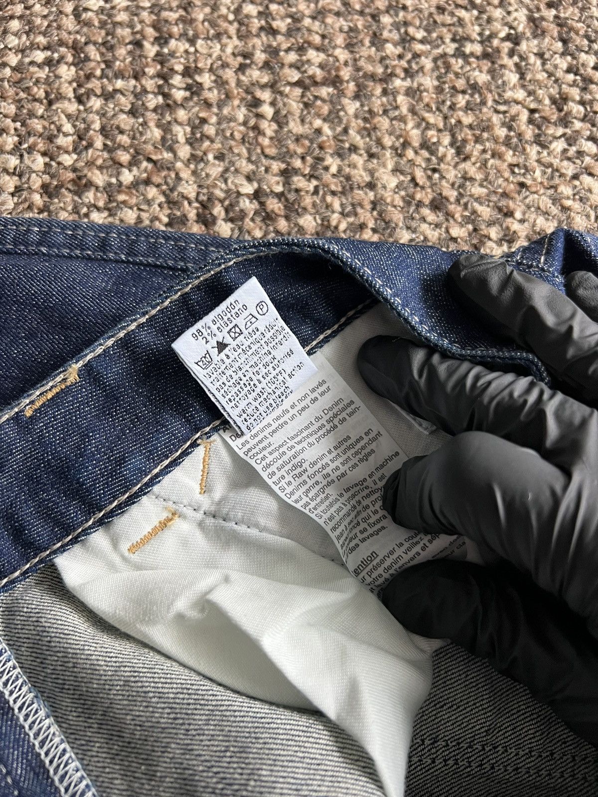 Lacoste VINTAGE LACOSTE AVANT-GARDE DENIM PANTS BIG LOGO Y2K 28 SIZE Size US 28 / EU 44 - 13 Thumbnail