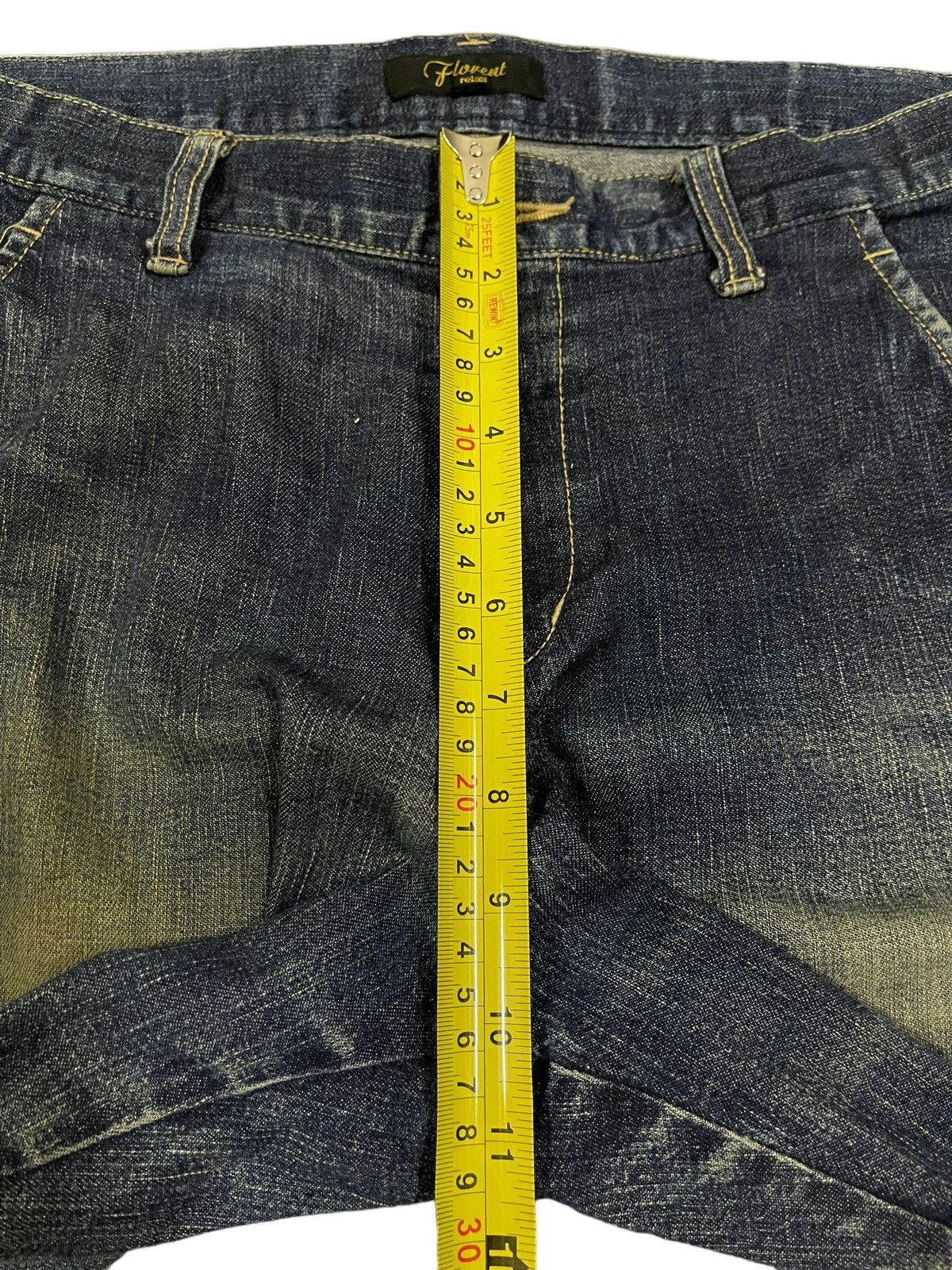 14th Addiction Vintage Japanese Brand Blue Wash Carpenter Baggy Jeans Size US 29 - 13 Thumbnail