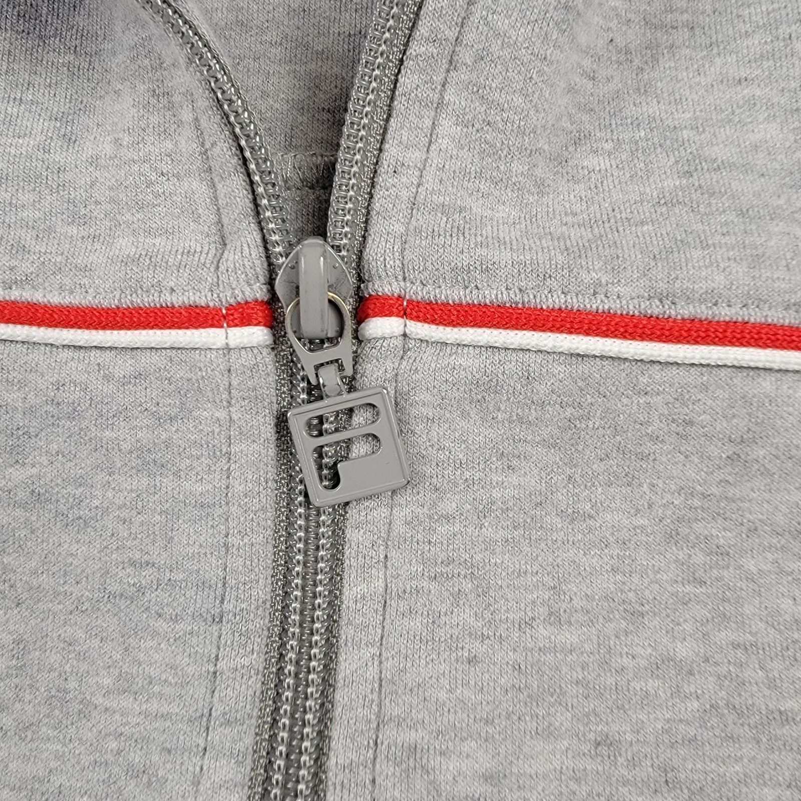 Fila Fila Mens Zip Up Jacket Sz L Gray (548) Size US L / EU 52-54 / 3 - 4 Thumbnail