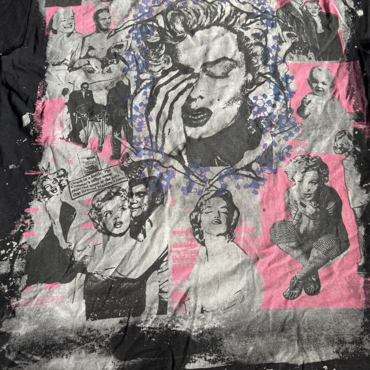 Vintage PRIVATE COLLECTION 80s tee Rare Marilyn Monroe MOSQUITOHEAD Size US XL / EU 56 / 4 - 4 Thumbnail
