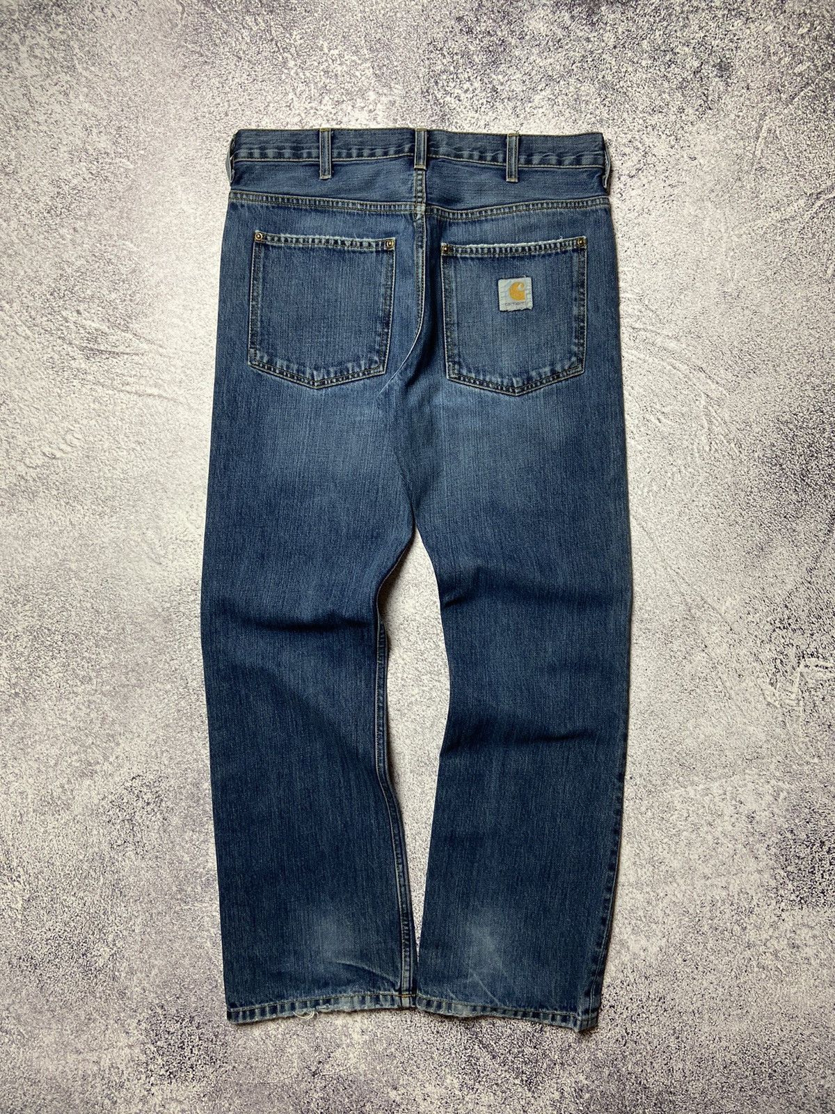 Carhartt × Vintage Rare Carhartt Jeans Work Wear Denim Pants Sk8 Style Destroy Size US 31 - 1 Thumbnail