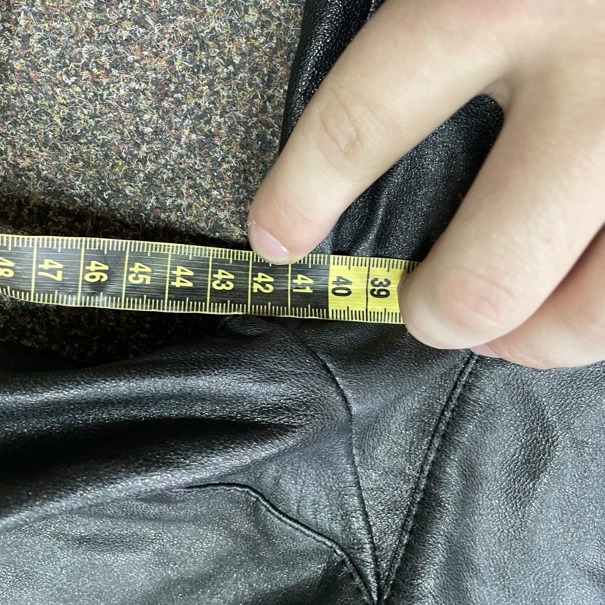 Genuine Leather Vintage Y2K Leather Jacket Biker Punk Opium BALENCIAGA Style Size S / US 4 / IT 40 - 8 Thumbnail