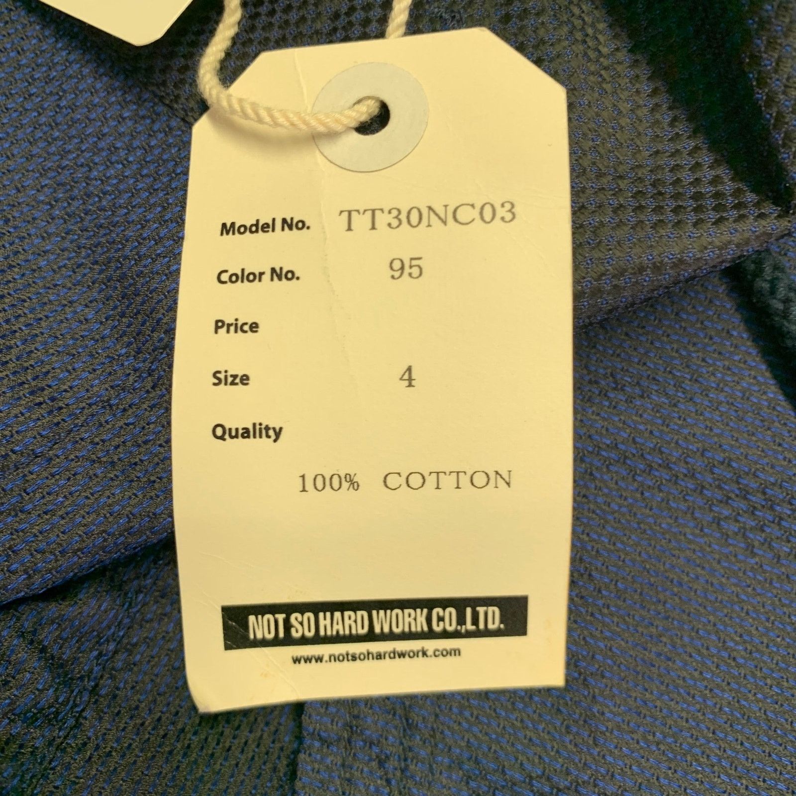 Ts(S) TS (S) Size L Navy Textured Cotton Drawstring Hacking Jacket Size US L / EU 52-54 / 3 - 5 Thumbnail
