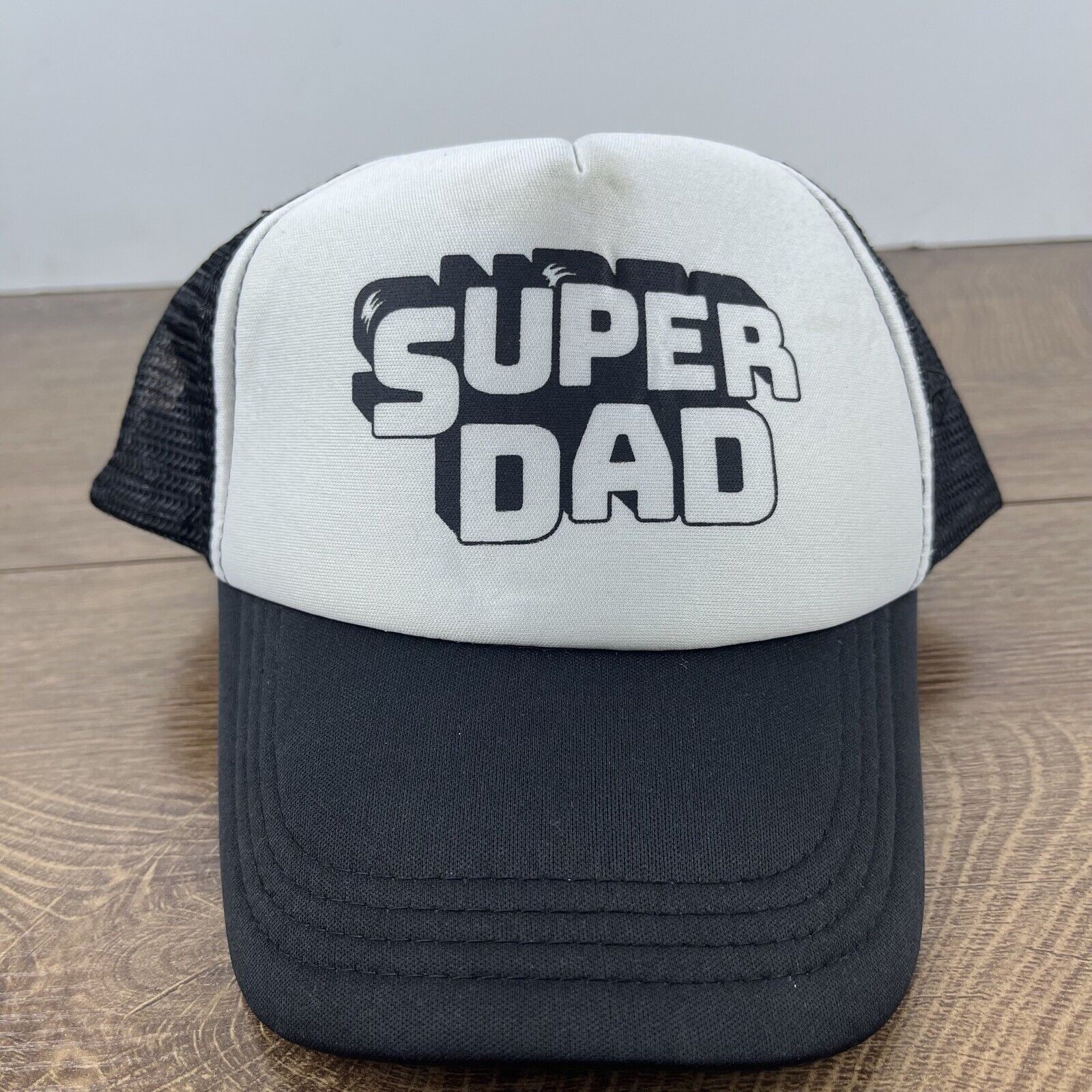 Other Super Dad Hat Super Dad Snapback Hat Black Cap Hat Adjustabl Size ONE SIZE - 4 Thumbnail