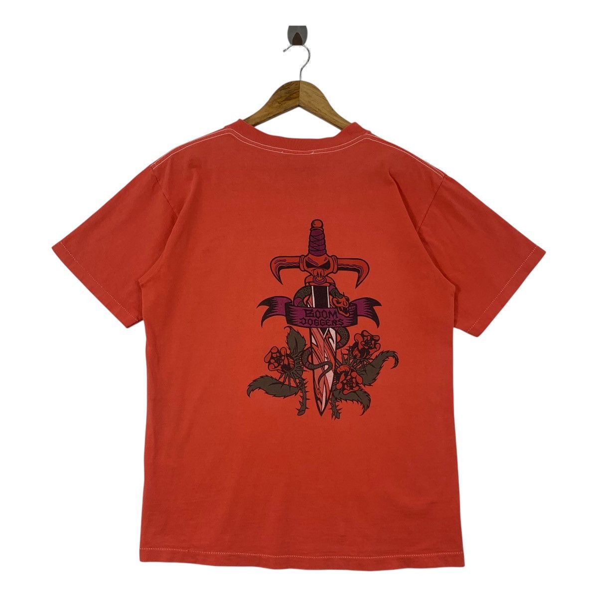 Vintage Vintage 90s BOOM DOGGERS Surfing big printed backhit tee Size US L / EU 52-54 / 3 - 1 Thumbnail