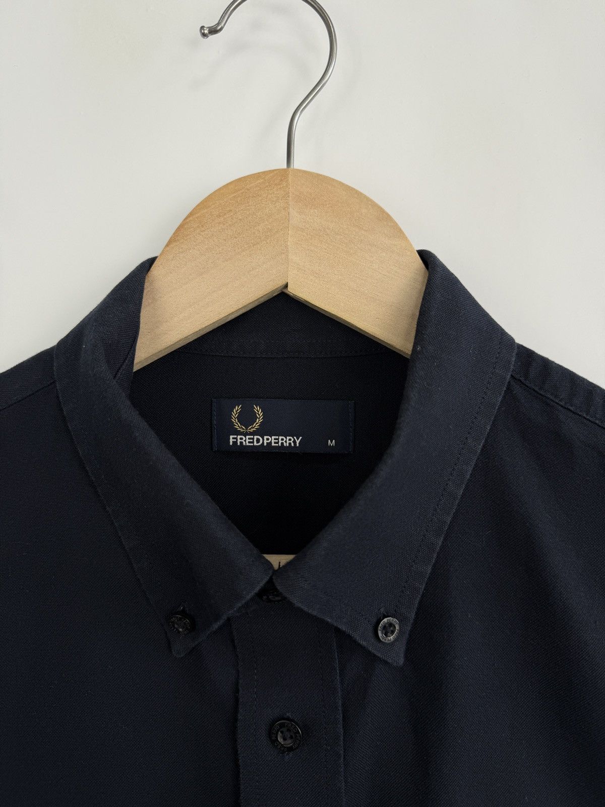 Fred Perry 🇬🇧 Fred Perry Oxford Shirt Embroidered Logo Rare Retro Size US M / EU 48-50 / 2 - 9 Thumbnail