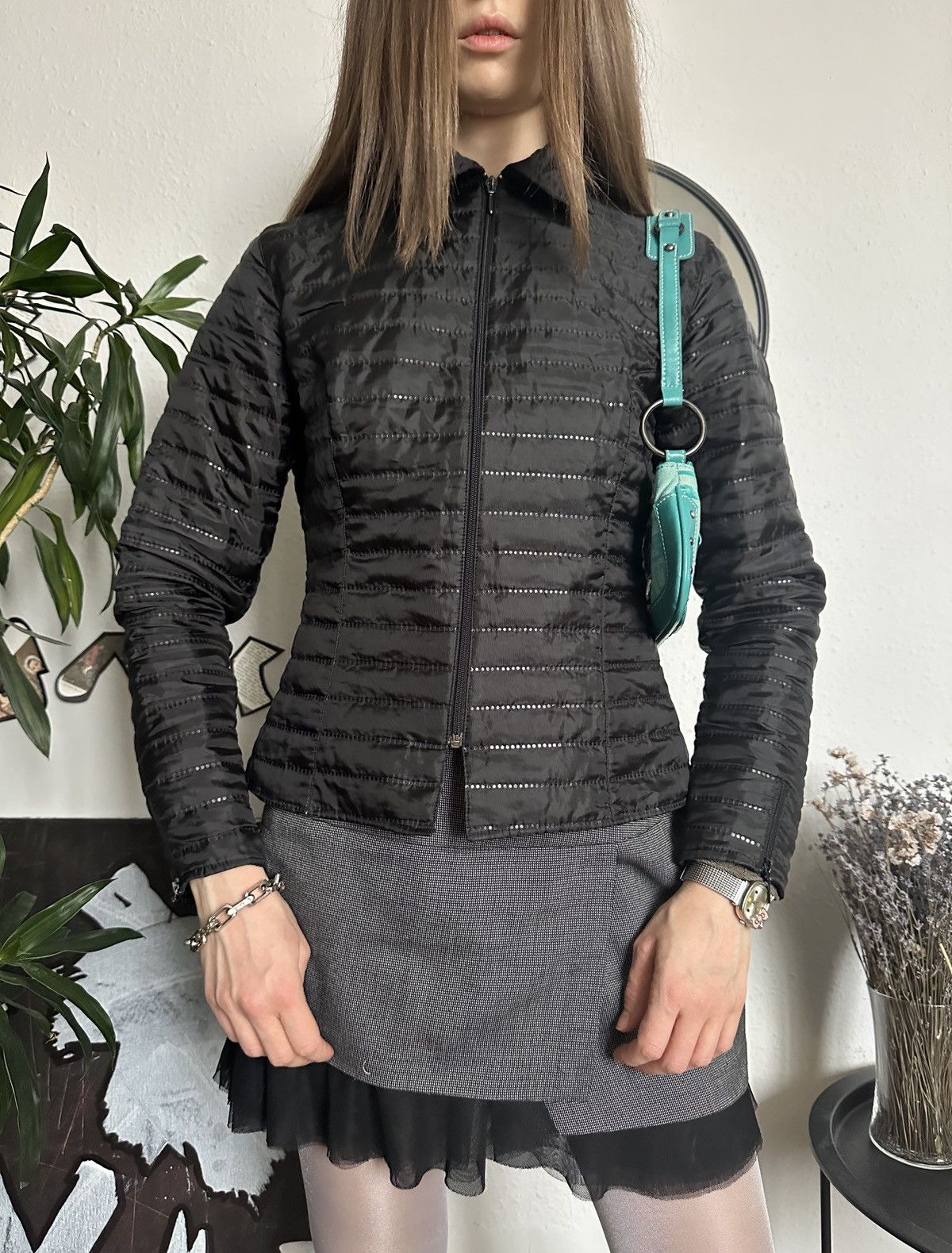 ANNE FONTAINE Luxury Vintage Skinny Silhouette Quilted Jacket Size XS / US 0-2 / IT 36-38 - 6 Thumbnail